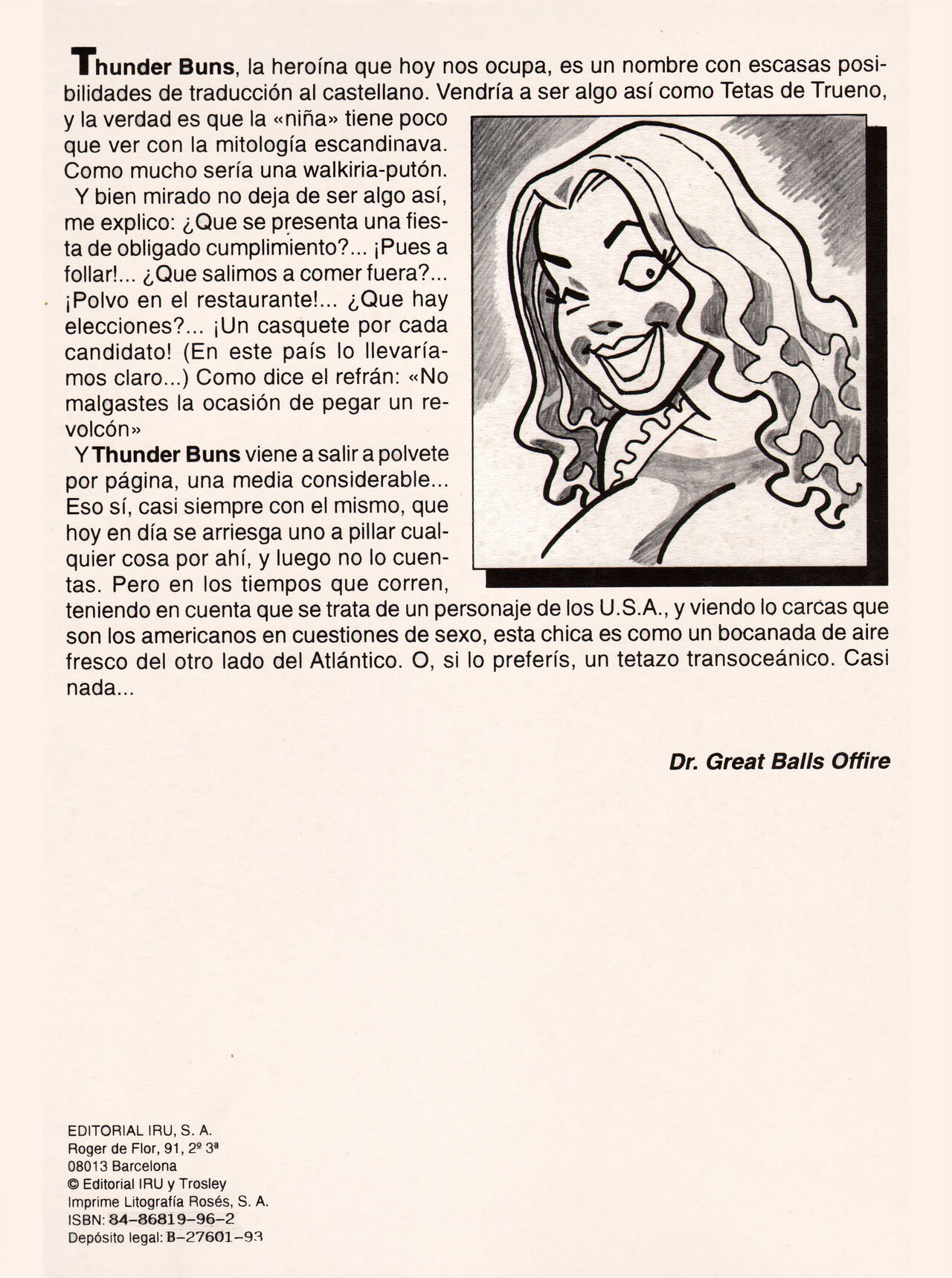 Colección El Cuervo N°23 - Thunder Buns page 2 full