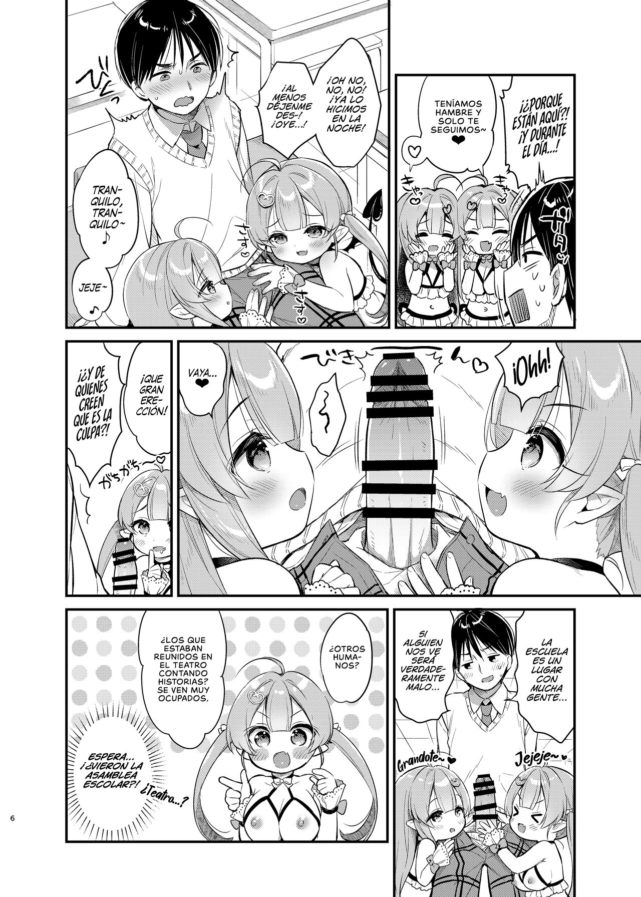 Totsugeki Futago Succubus-chan 2 | Ataque de las Gemelas Sucubo 2 page 5 full