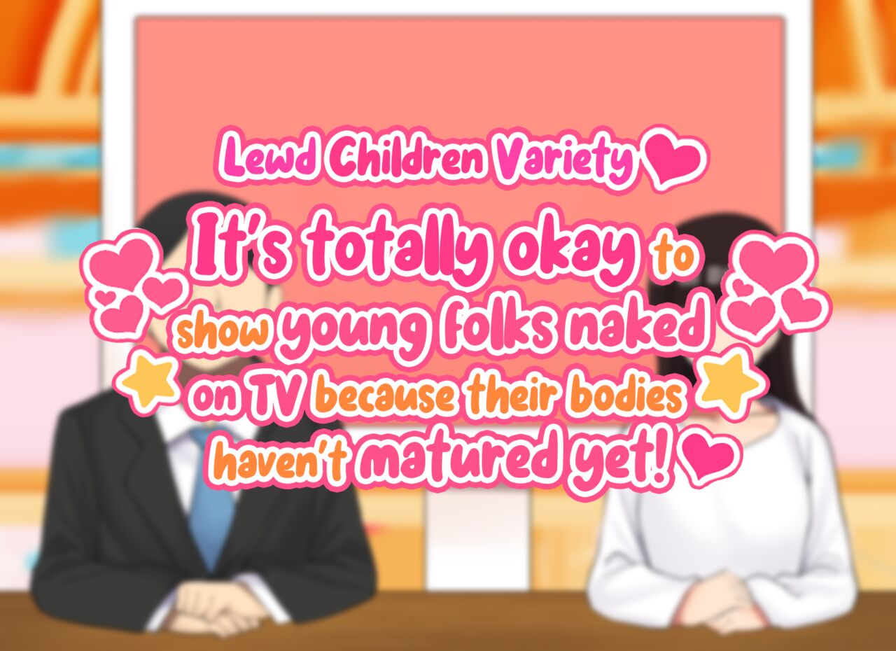 Kodomo Sukebe Variety Kodomo no Hadaka wa Mada Mijuku dakara Televi de Utsushite mo Daijoubu daa page 2 full