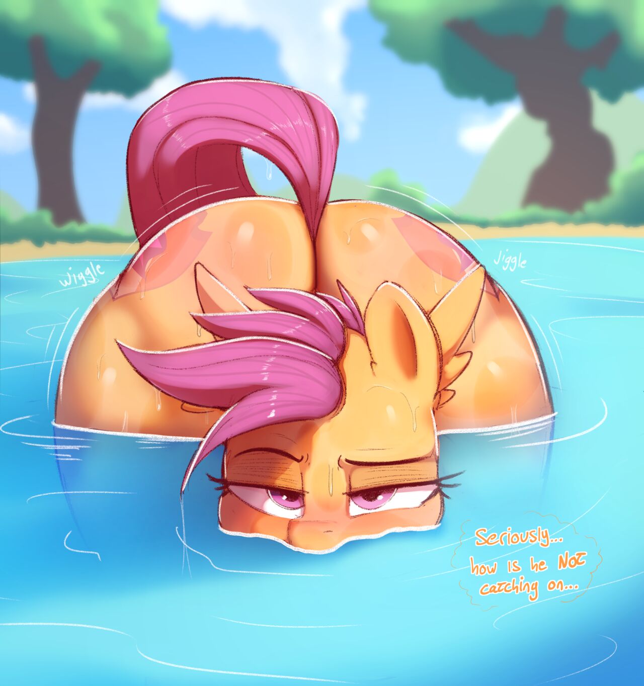 beach day with scootaloo + Zipp alts page 4 full