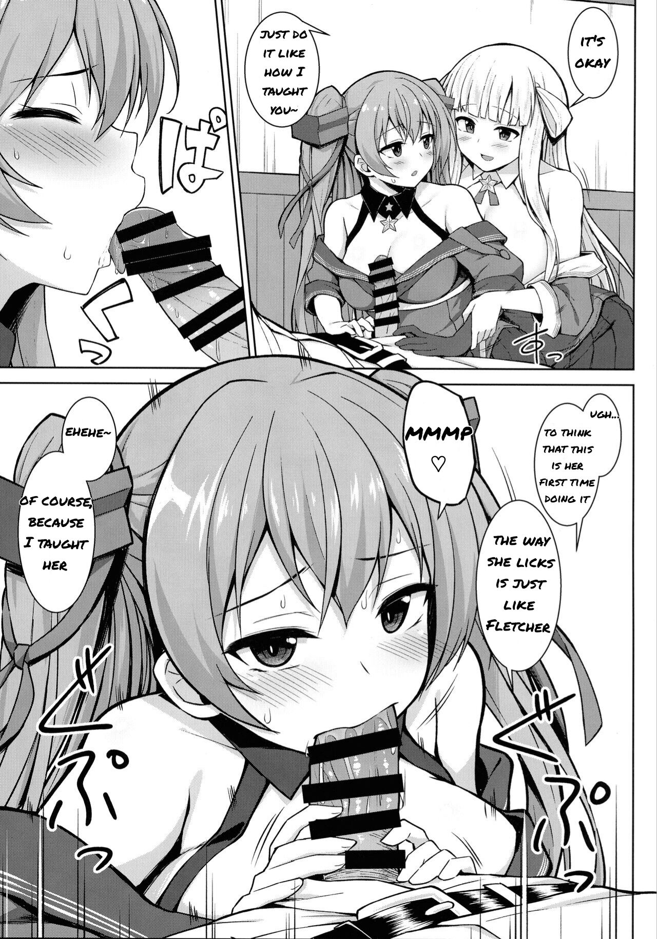 Sankyuu-chuu no Fletcher ni Johnston ga Kuwawatte Futari de Aka-chan o Ninshin suru Hon page 9 full