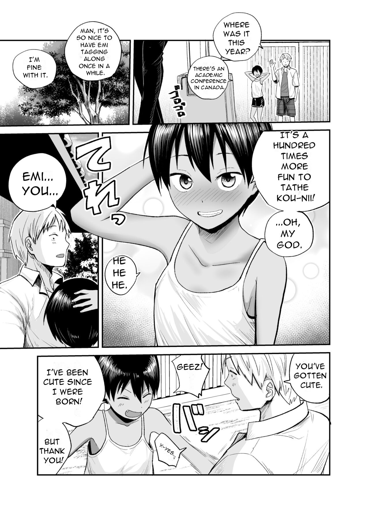 Natsu no Shizuku ~Kasshoku no Itoko to 1-Shuukan~ | Summer Drops - Brown Cousin and 1 - Habits page 4 full
