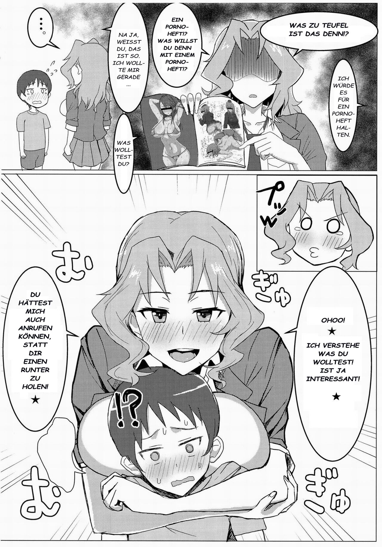 Okei-san no Nukinuki Dosukebe Challenge!! page 3 full