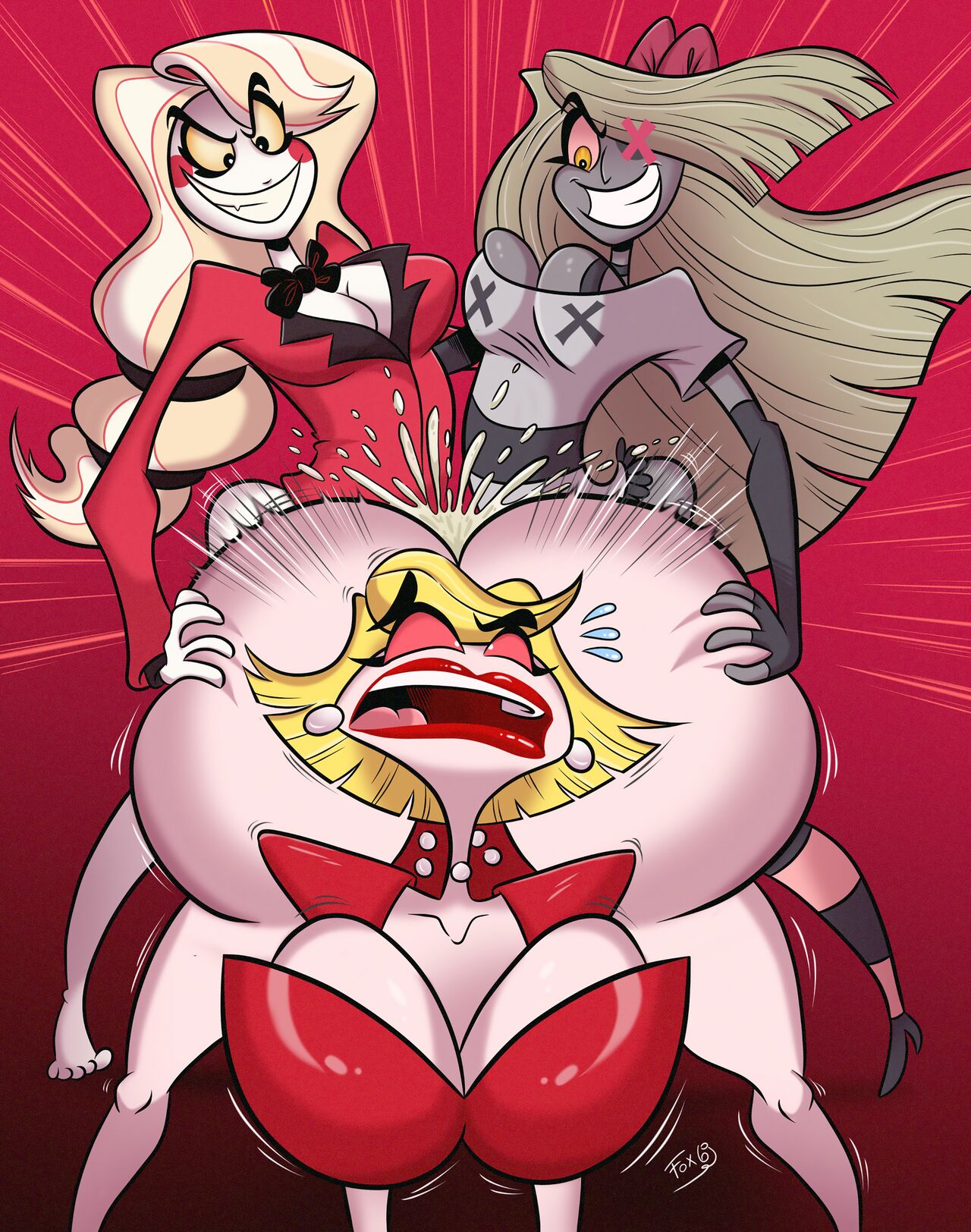 Vaggie vs Katie Killjoy page 8 full