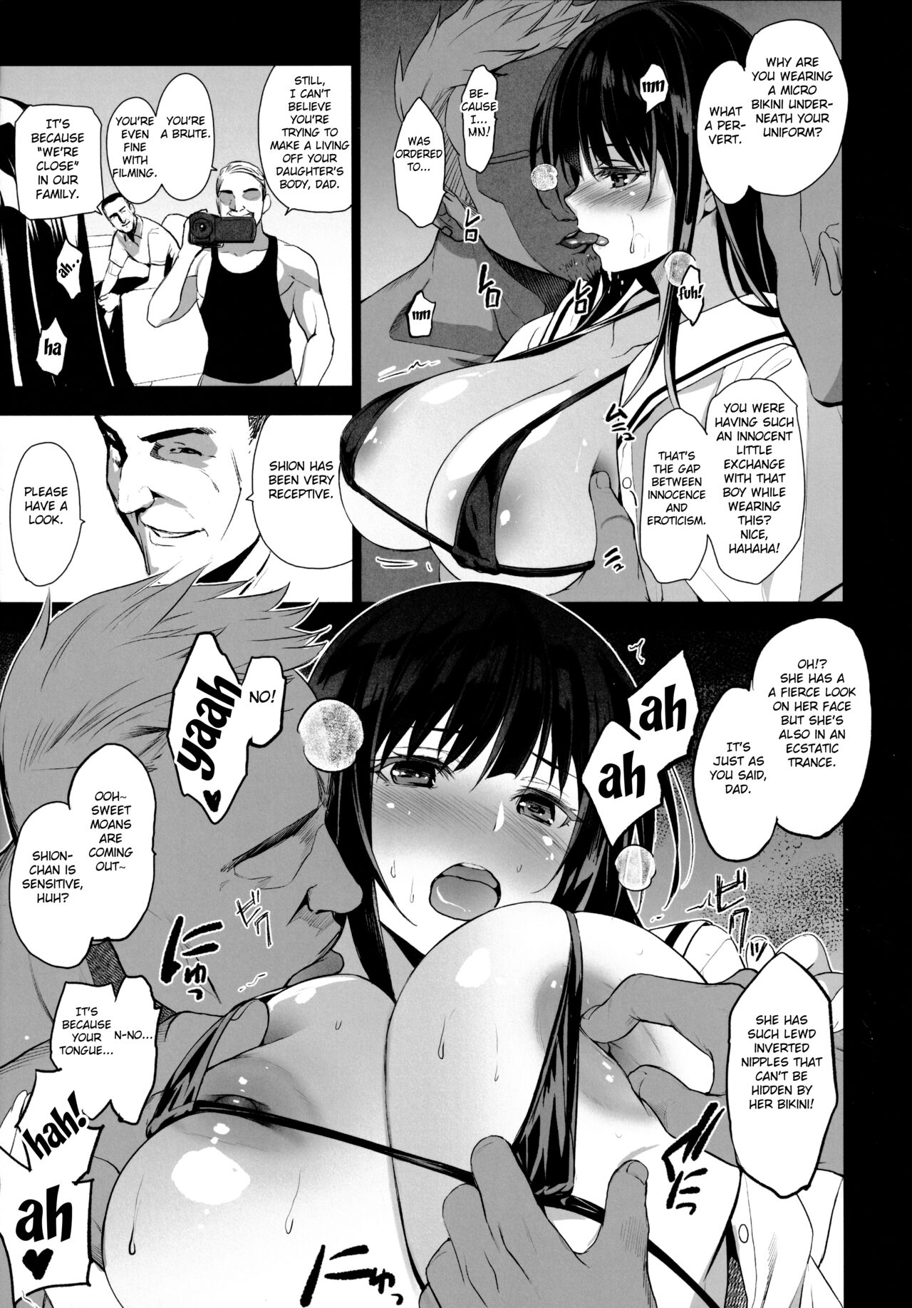 Otonari no Nie Ni Chichi ni Enko o Shiirareru Osananajimi page 9 full