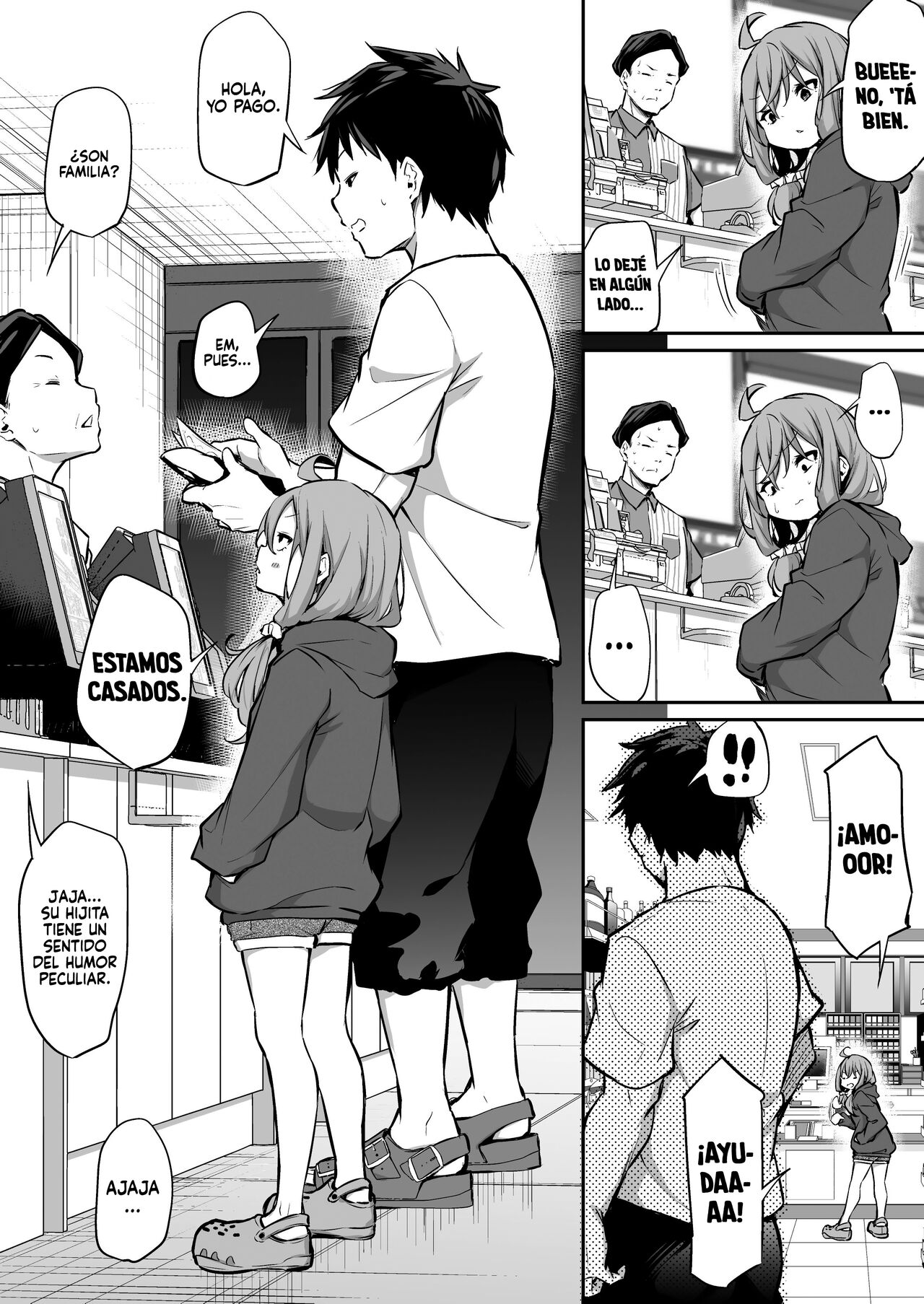 Shinchou-sa Max Fuufu 1-3  | Pareja con Diferencia de Altura Extrema 1-3 page 2 full