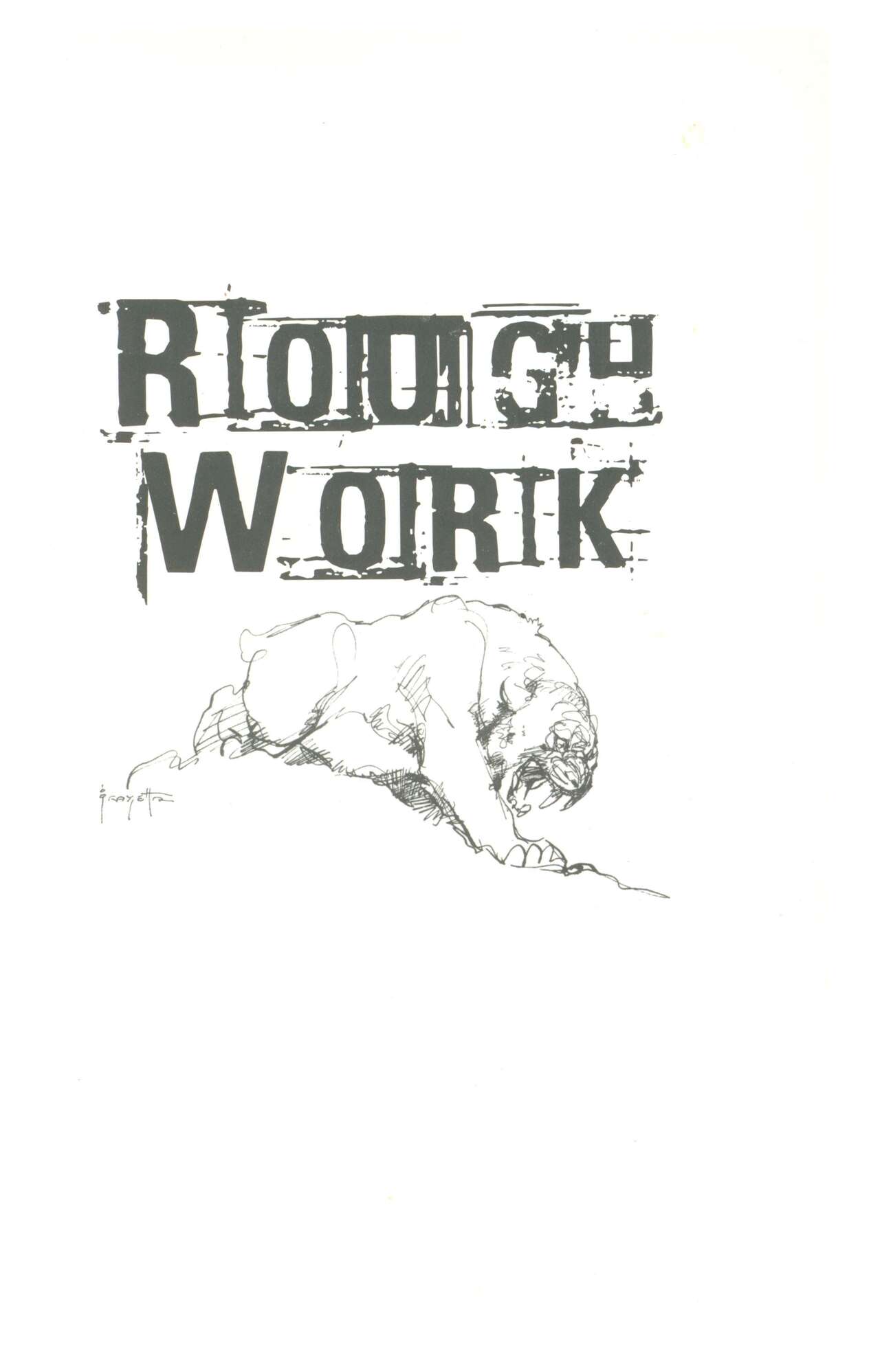 Rough Work: Concept Art, Doodles, and Sketchbook Drawings by Frank Frazetta page 4 full