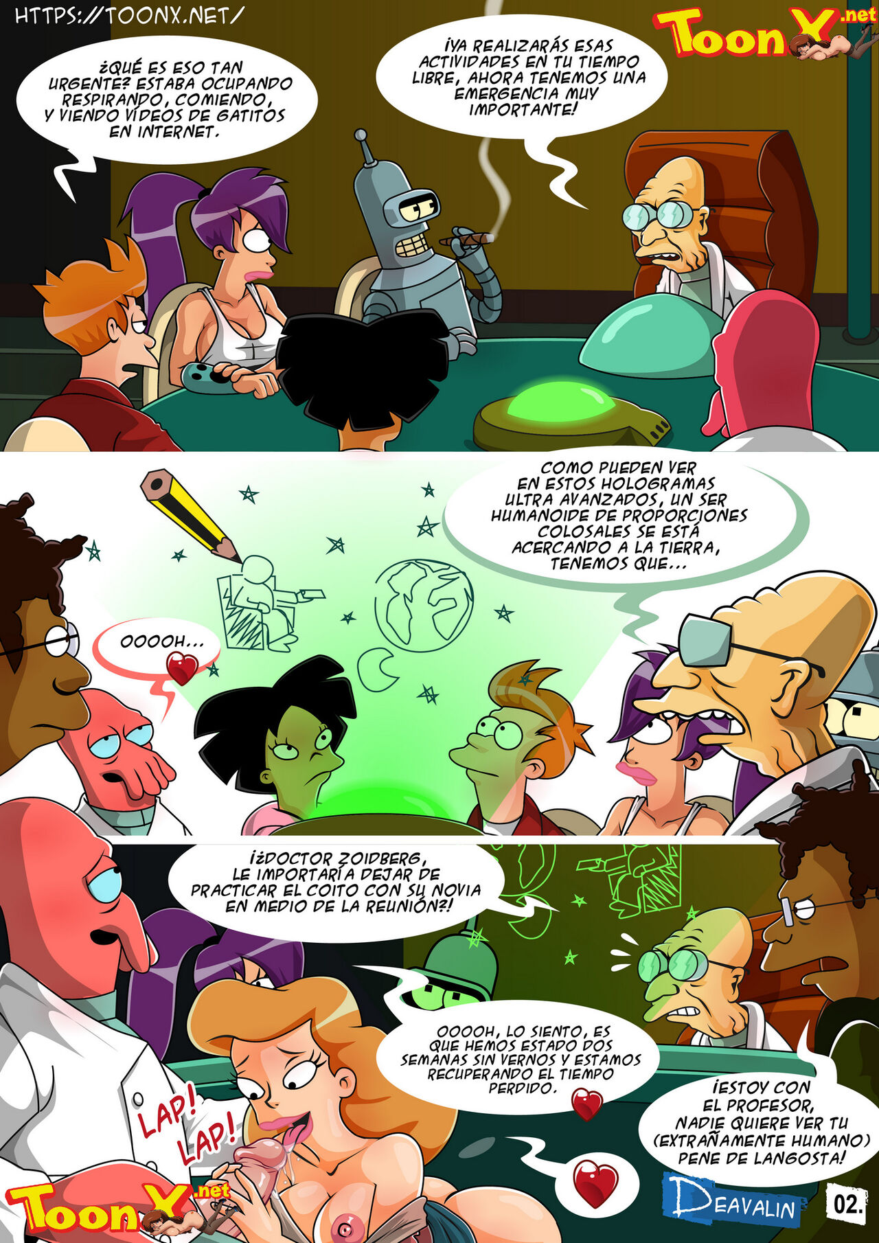 Futurama - Orgía Para Salvar la Tierra   - Ongoing page 3 full