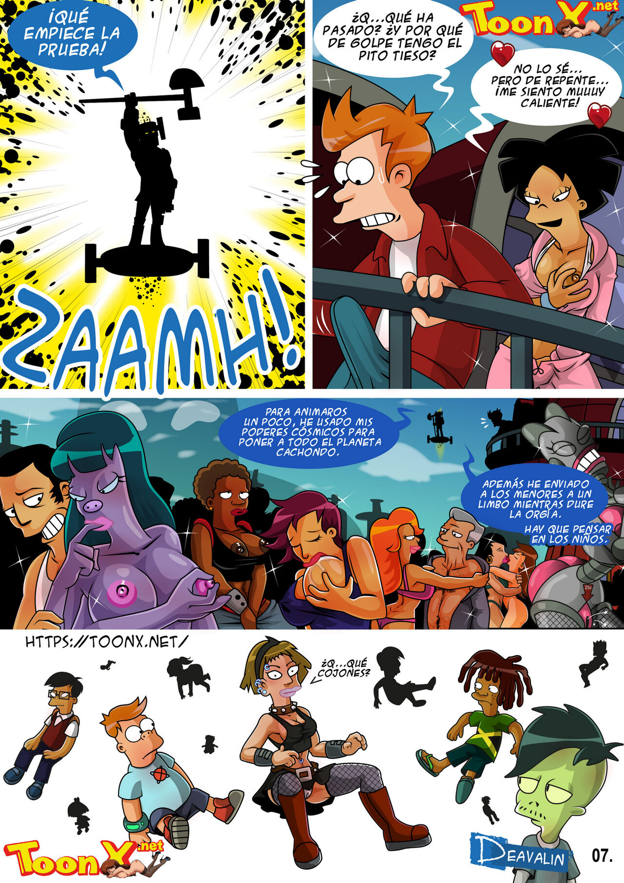 Futurama - Orgía Para Salvar la Tierra   - Ongoing page 8 full