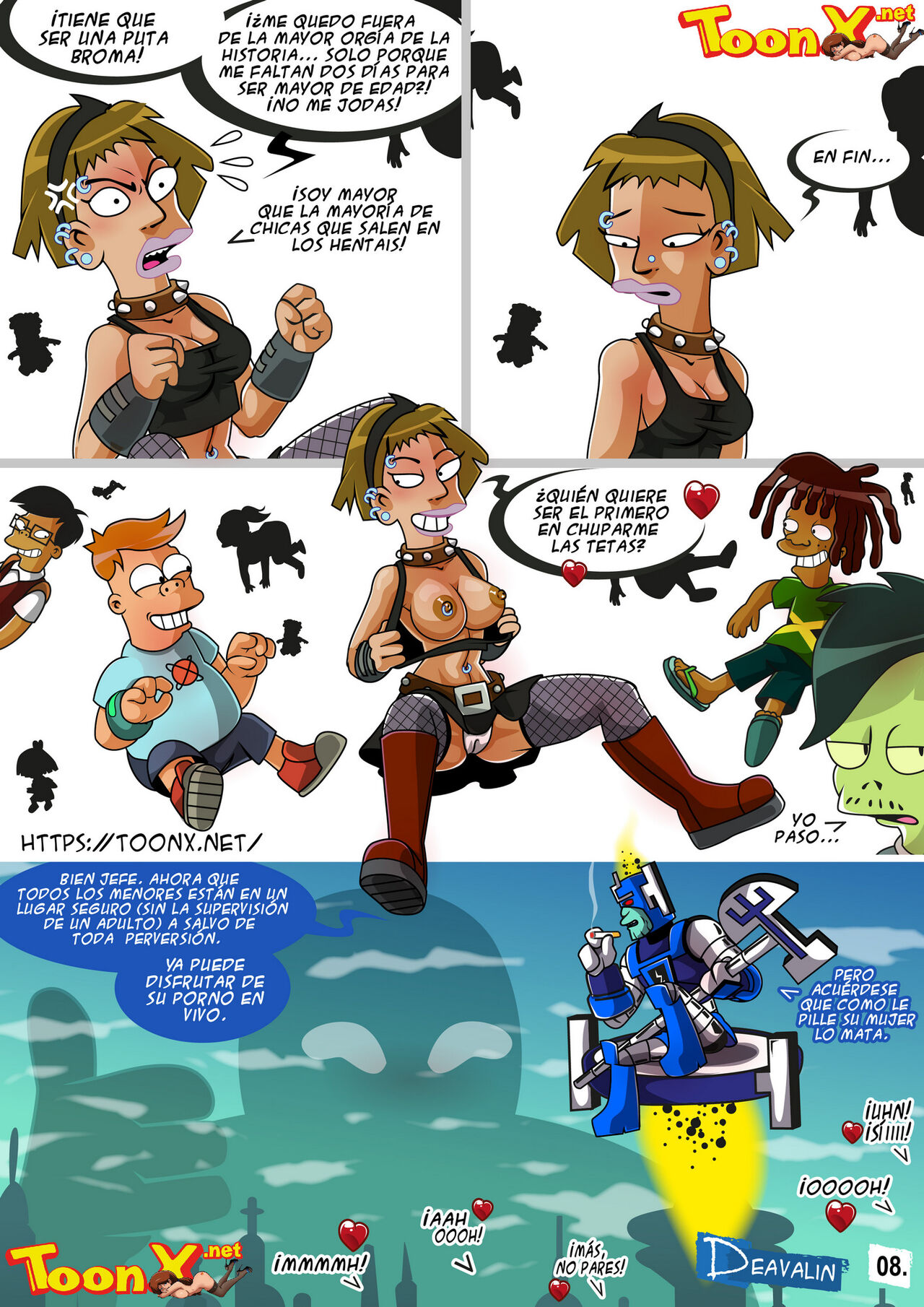 Futurama - Orgía Para Salvar la Tierra   - Ongoing page 9 full