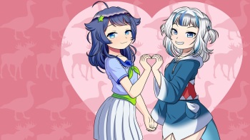 Gura x Senzawa Valentines Day cover