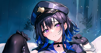 VSPO Ichinose Uruha Miniskirt Police cover