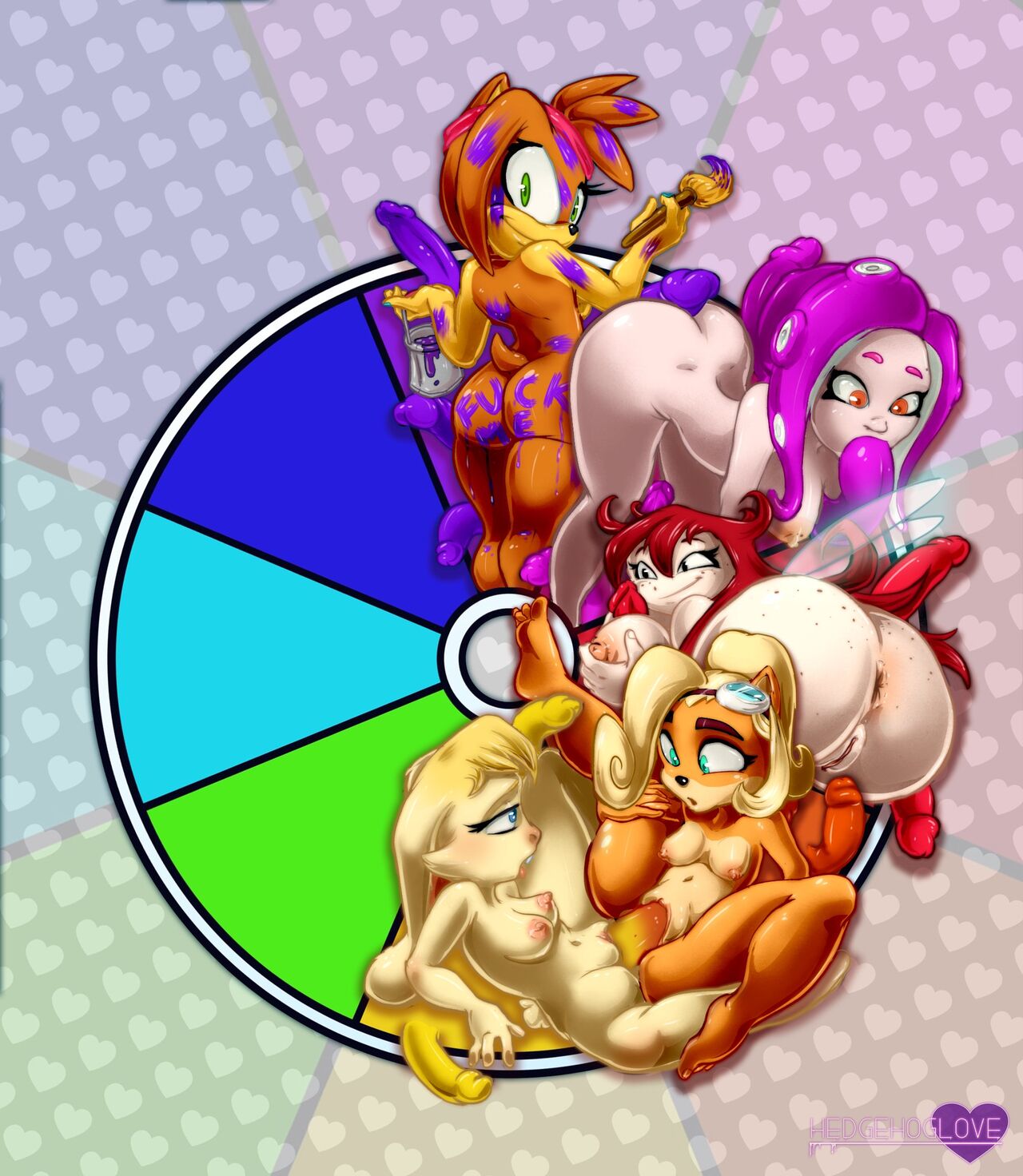 Color Wheel Character Challenge page 5 full
