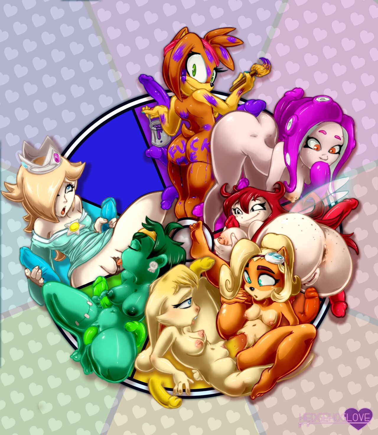 Color Wheel Character Challenge page 7 full