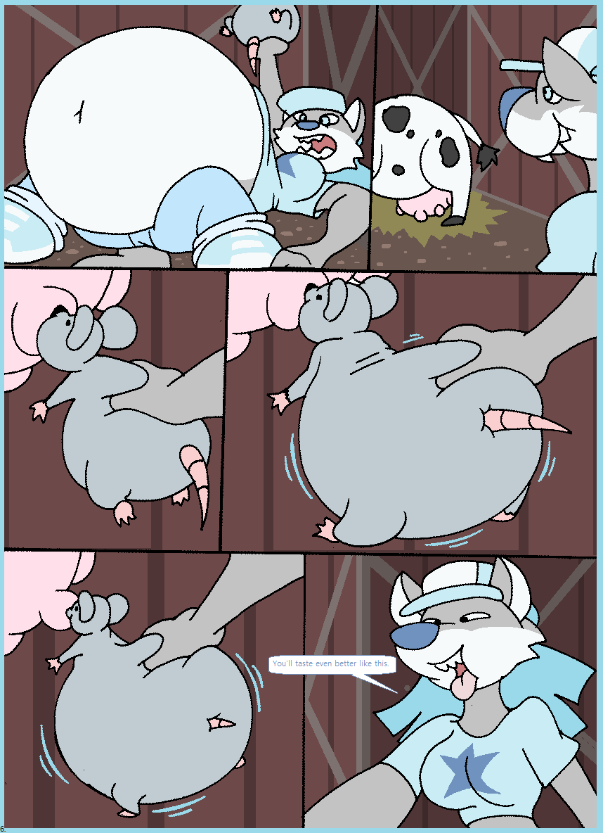 Wendy Wolf's Pest Control Vore Comic page 6 full