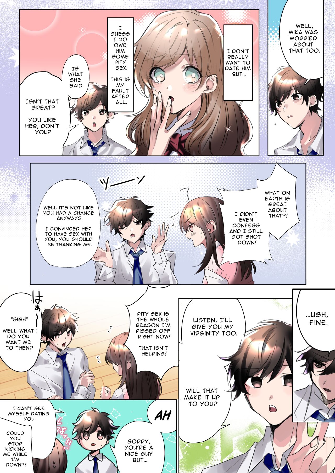 My Erotic Love Triangle Relationship After Bodyswapping With A Classmate!? page 6 full