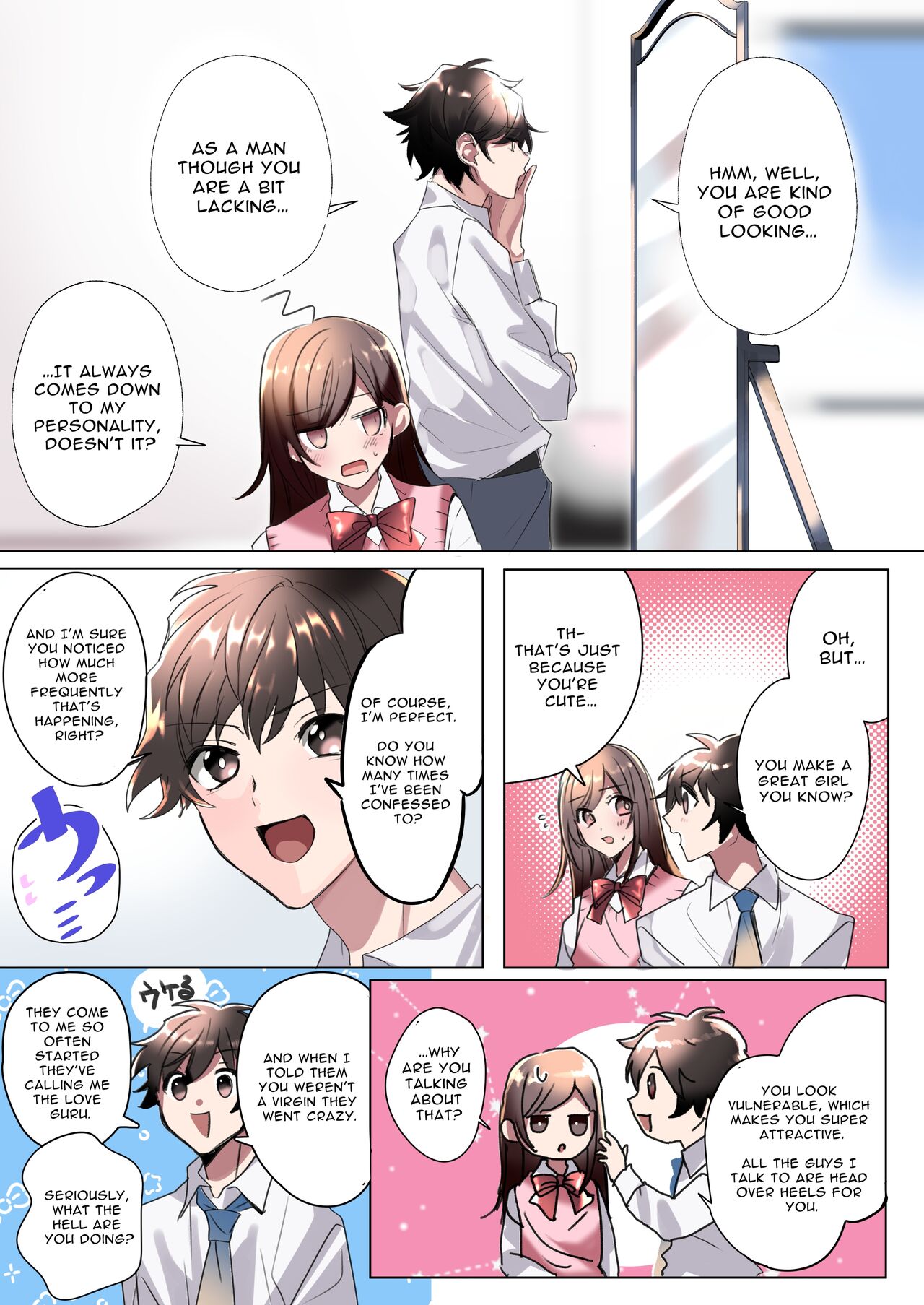 My Erotic Love Triangle Relationship After Bodyswapping With A Classmate!? page 7 full