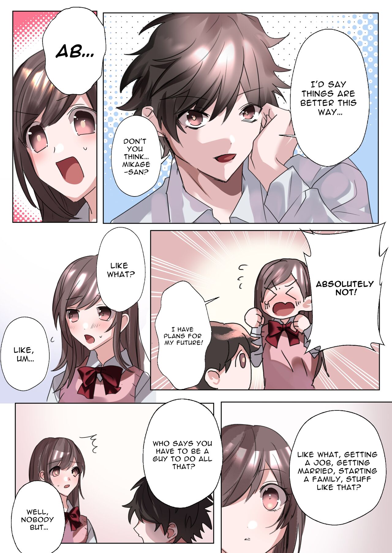 My Erotic Love Triangle Relationship After Bodyswapping With A Classmate!? page 8 full
