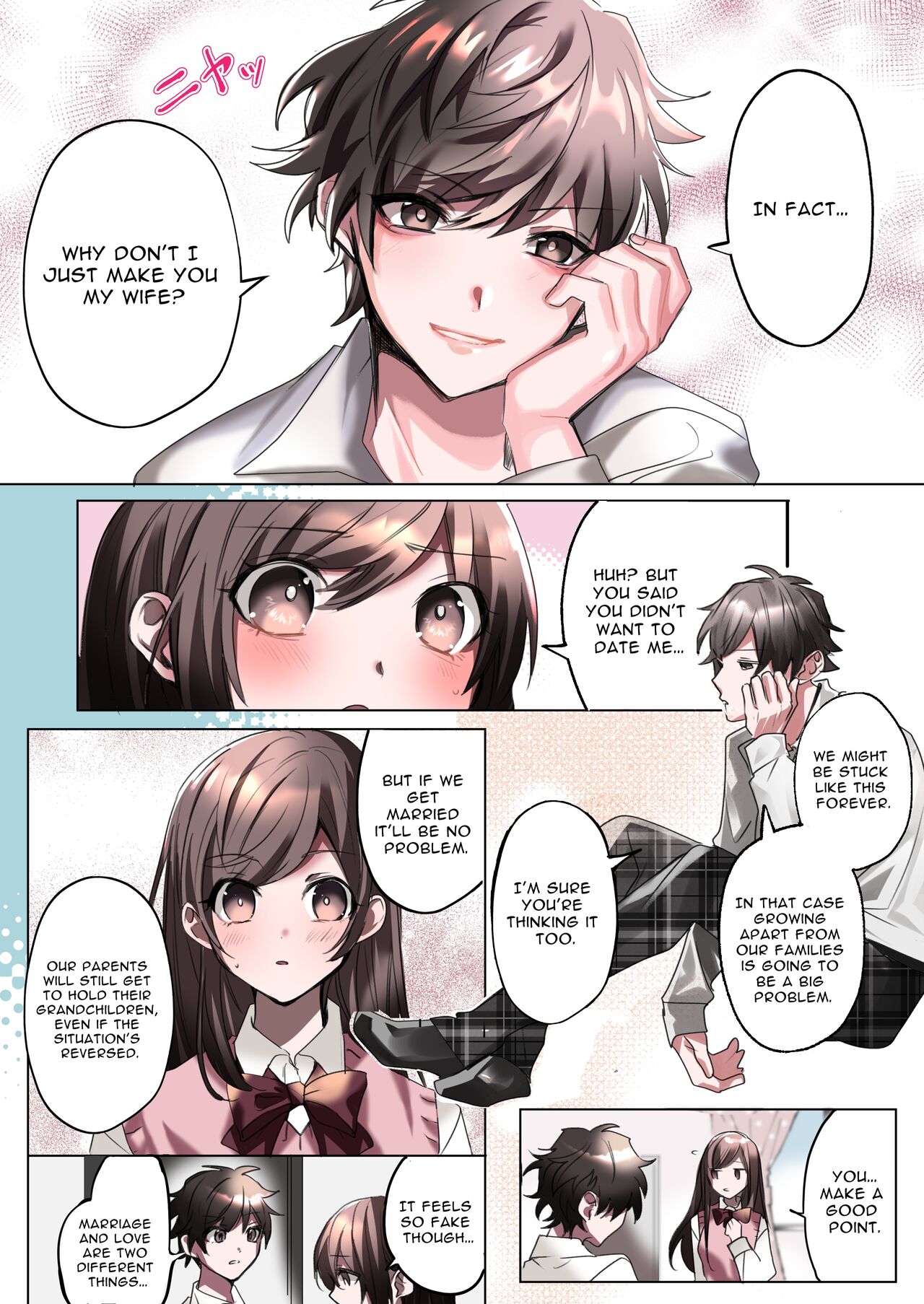 My Erotic Love Triangle Relationship After Bodyswapping With A Classmate!? page 9 full