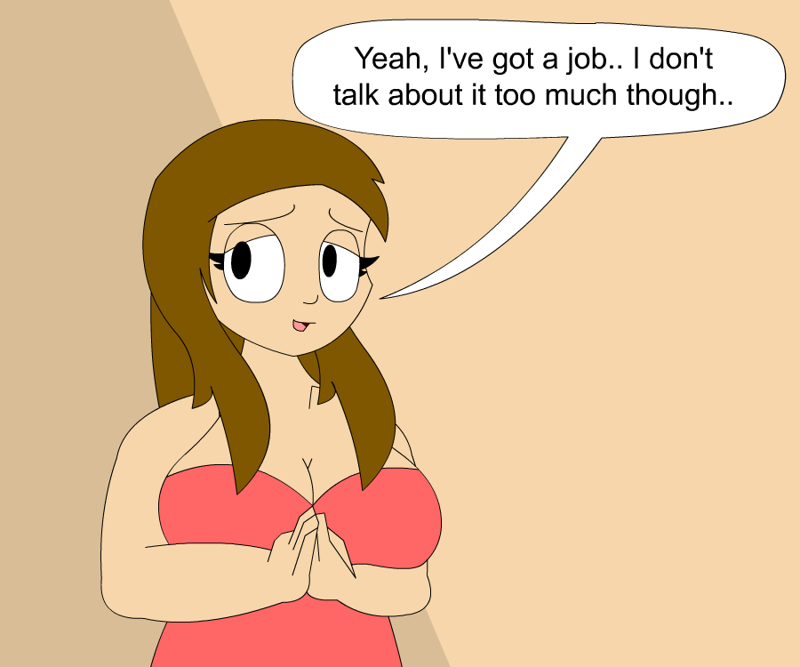 Diaper Waitress and rollerskates page 1 full