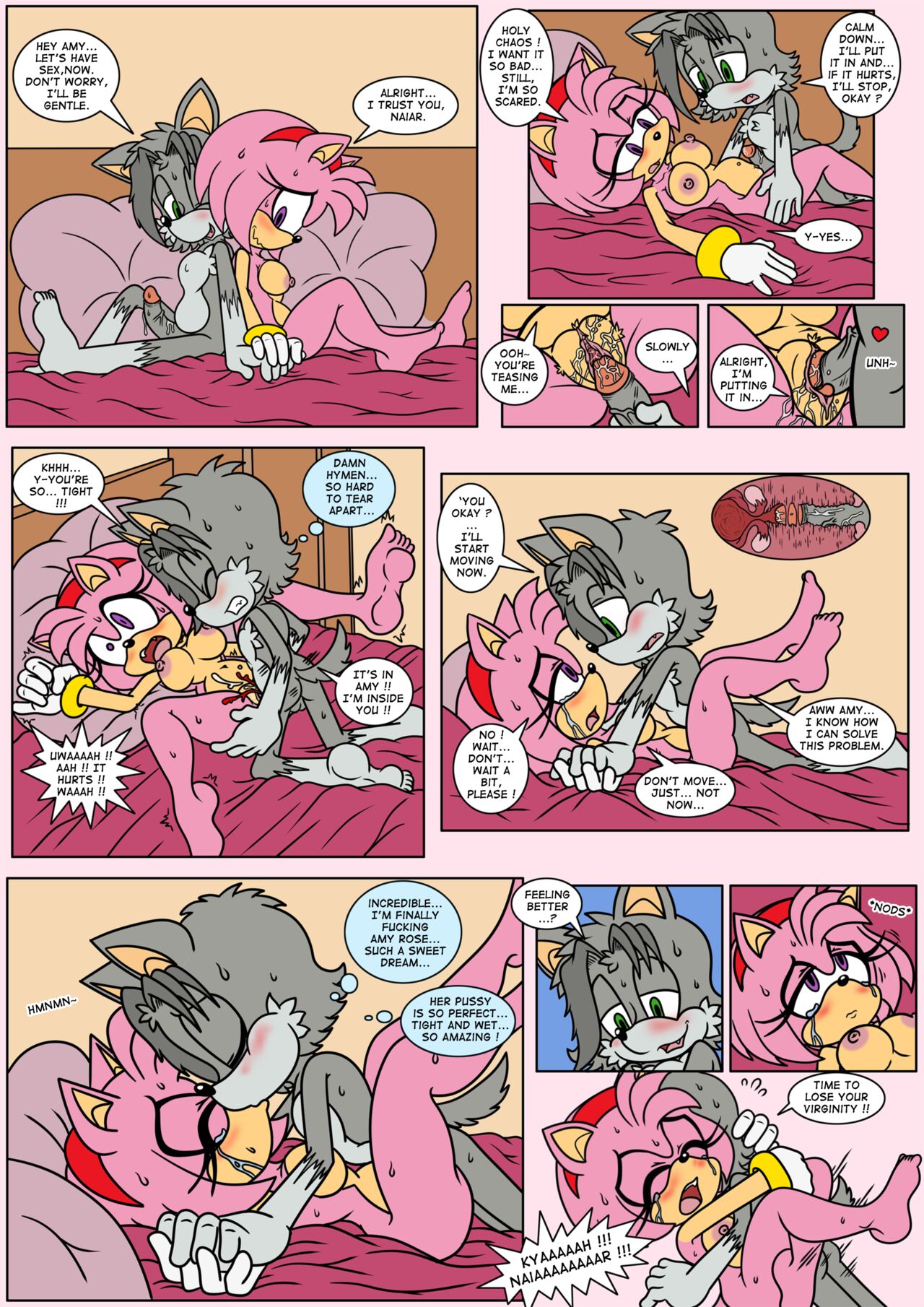 Naiar's Misadventures - Chapter 4 - Amy Rose  ENGLISH page 8 full
