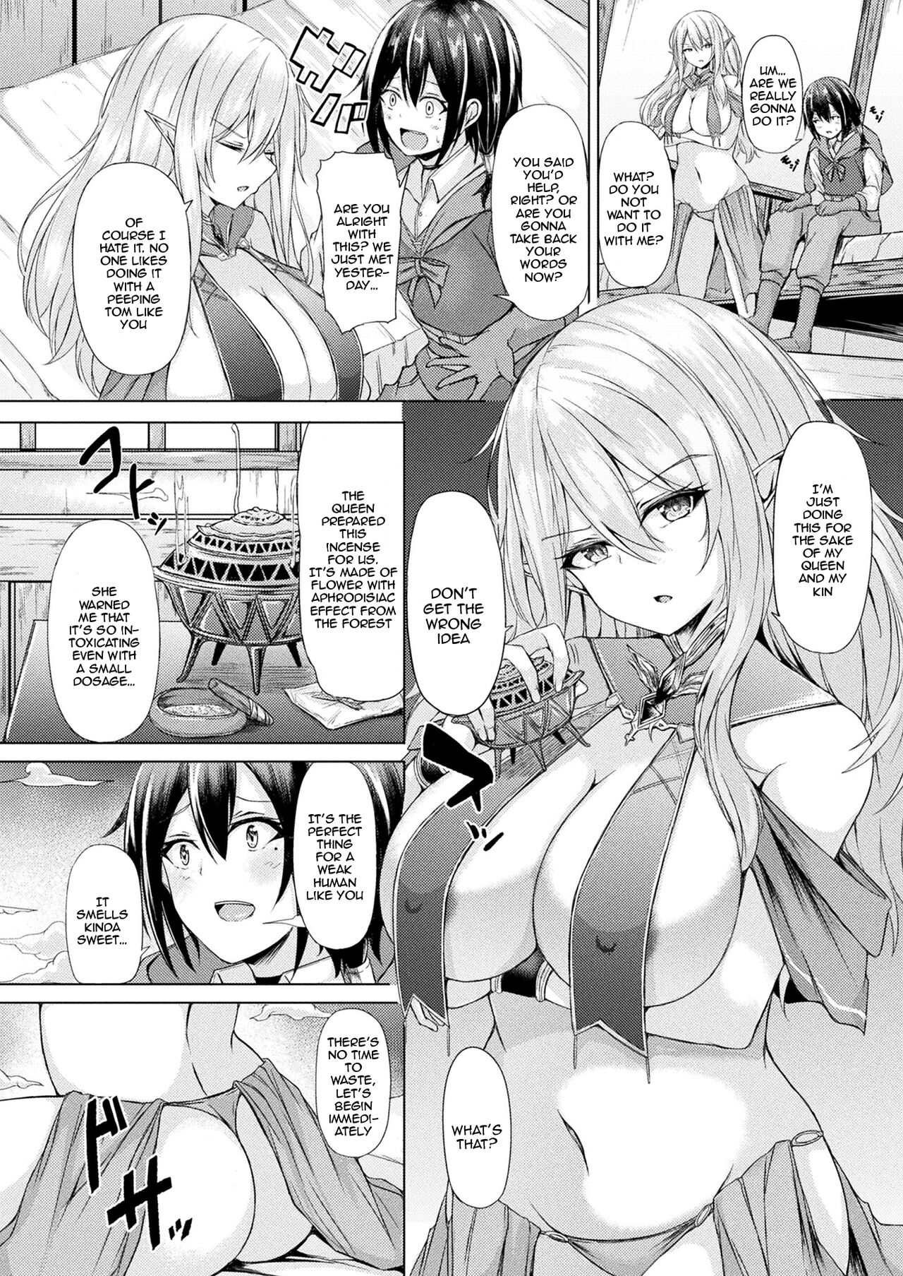 Mori no Elf no Kozukuri Daisakusen! Zenpen | The Great Forest Elf Reproduction Plan page 4 full