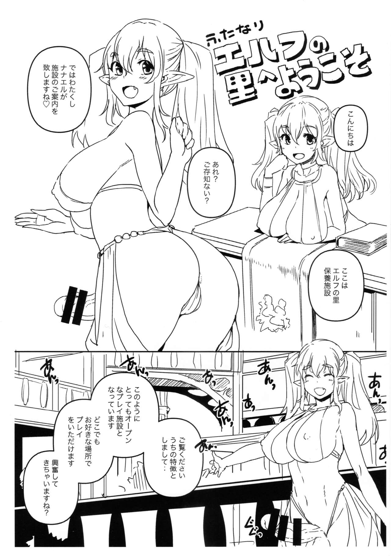 ふたなりエルフの里へようこそコピー誌 page 2 full