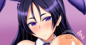 Raikou Mama ga Bunny Fuku de Paizuri shite kureru you desu cover