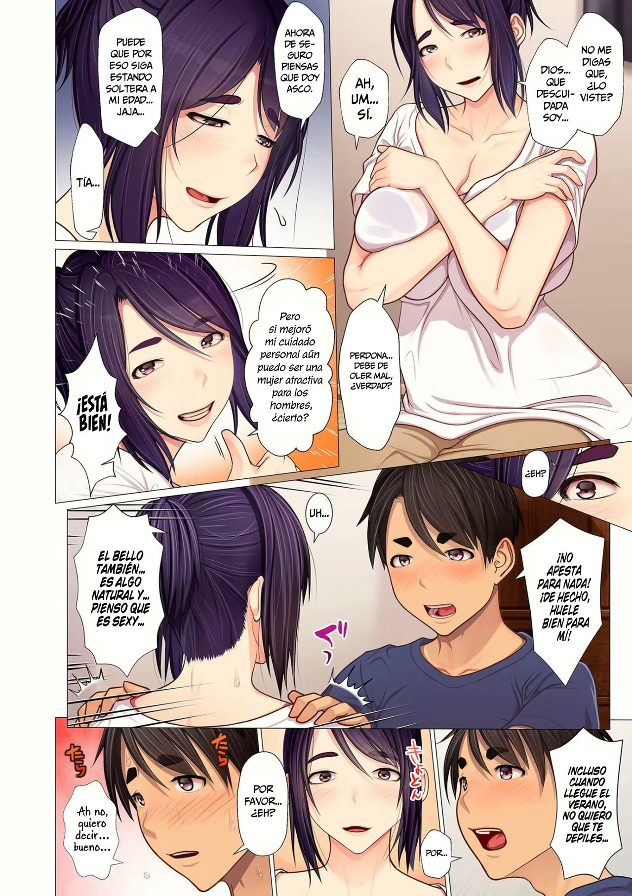 Oba-chan no Waki to Ase to etc... | Las Axilas de mi Tía, su Sudor y... page 6 full