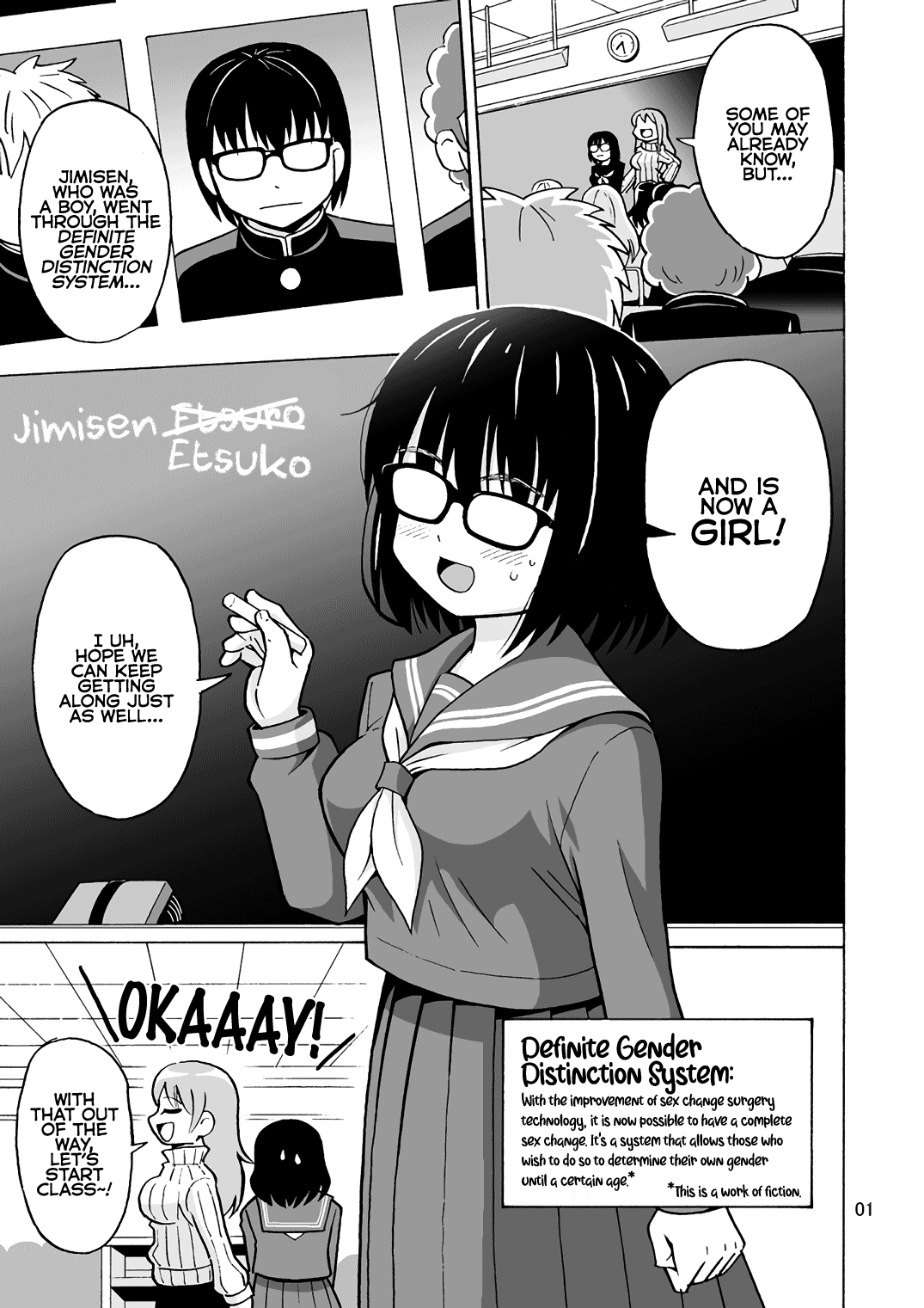 Jimi Danshi TS shita Kekka... | Guy Jimi Swapped Genders... page 2 full