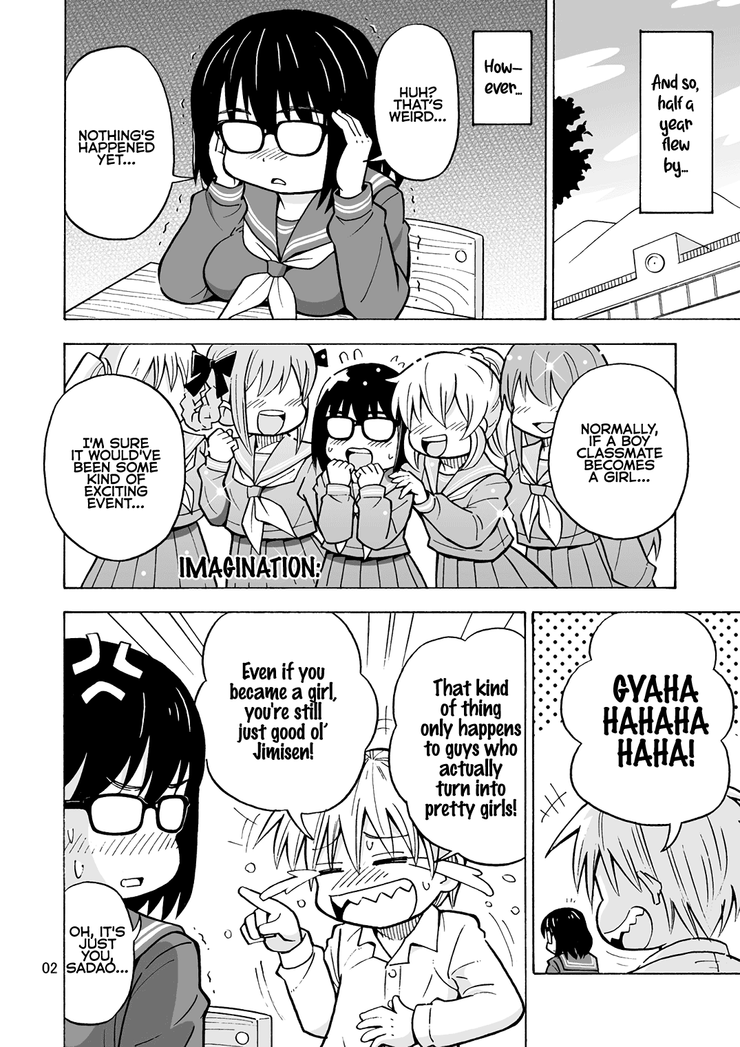 Jimi Danshi TS shita Kekka... | Guy Jimi Swapped Genders... page 3 full
