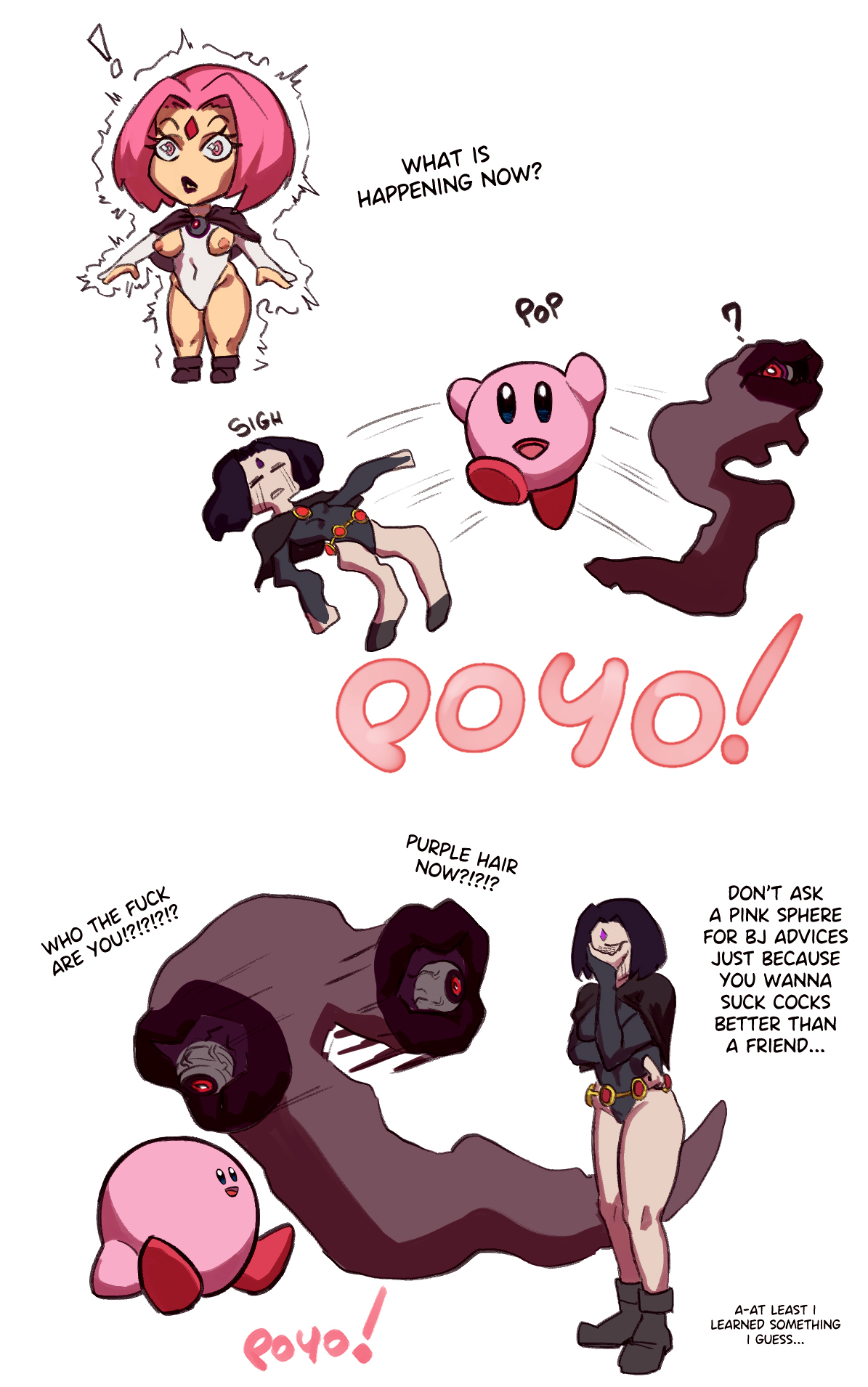 Kirby, Raven and the Sloppy Blowjob Devil page 3 full