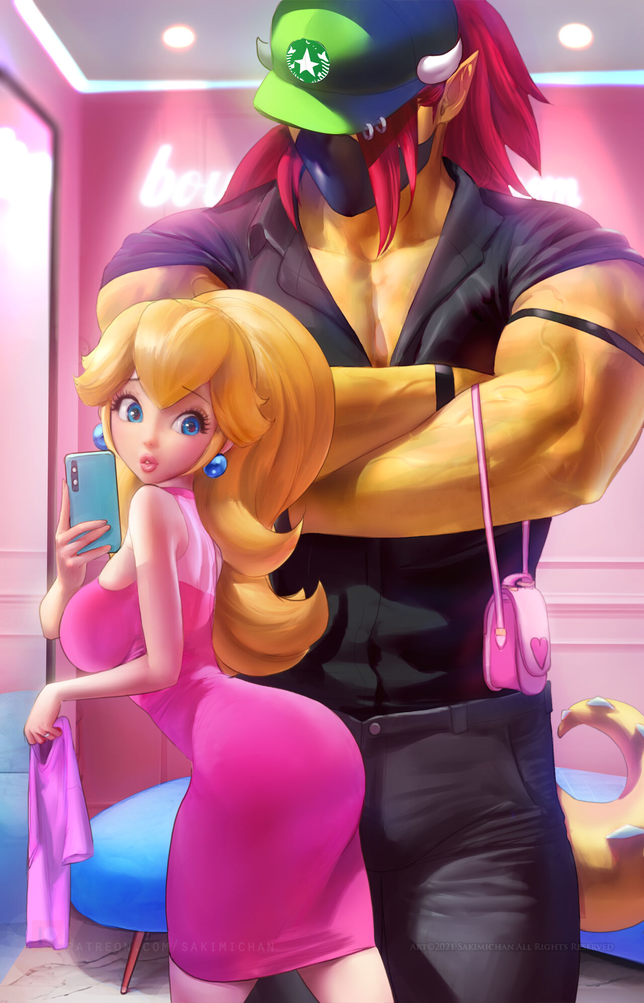 Princess Peach Dress Shopping page 2 full