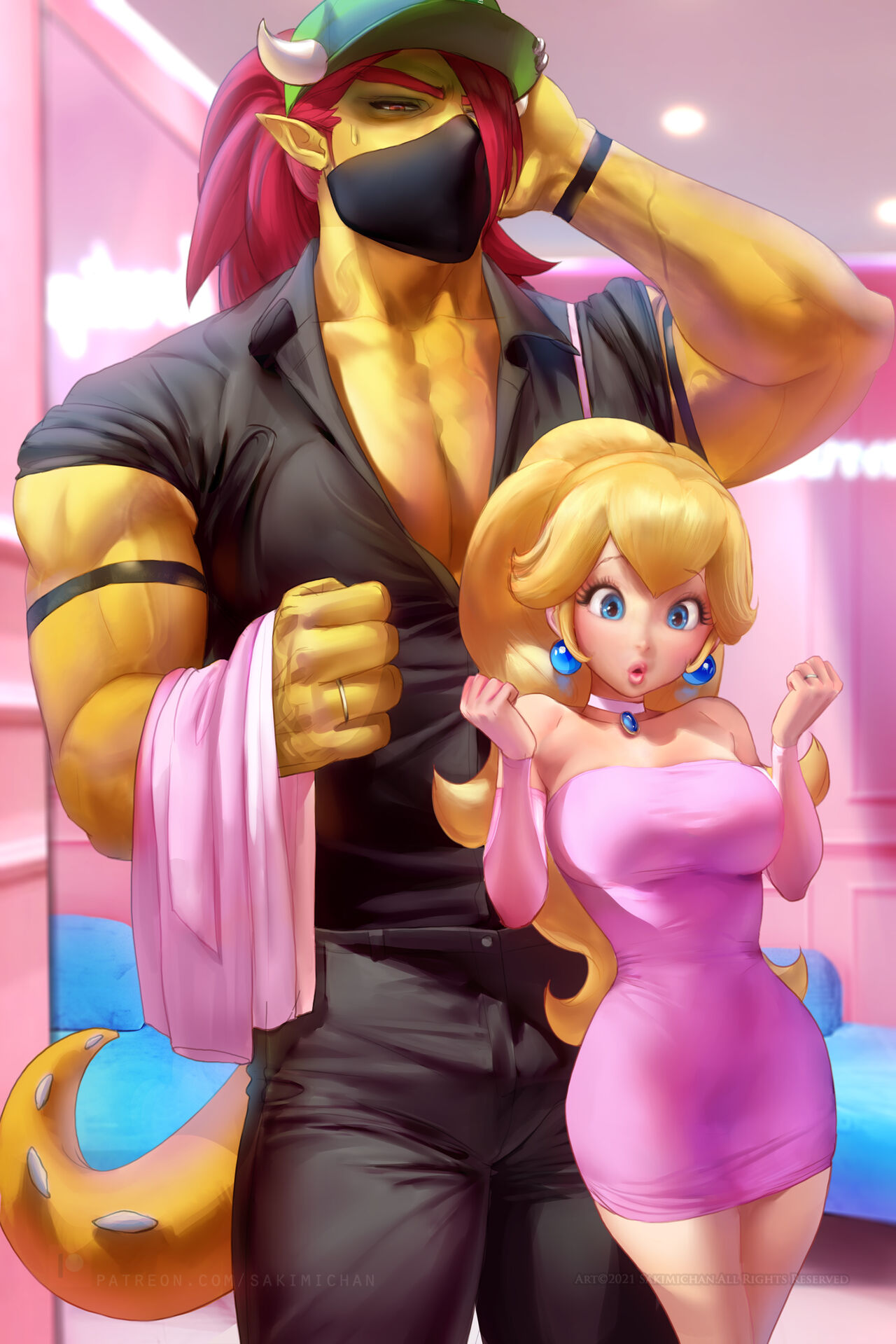 Princess Peach Dress Shopping page 9 full