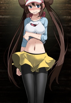 Rosa undressing