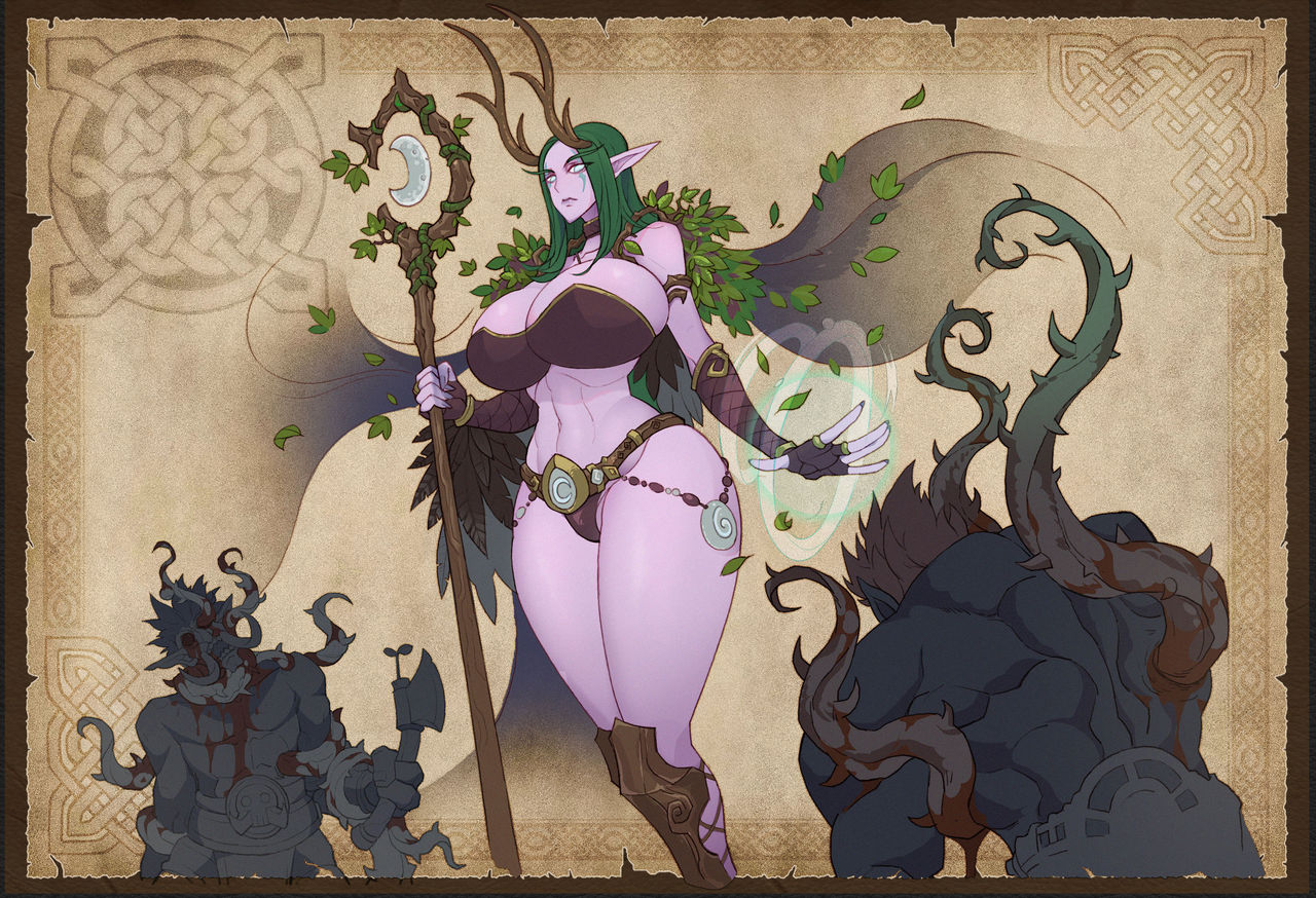 Frog Priest &amp; Arch Drui page 1 full
