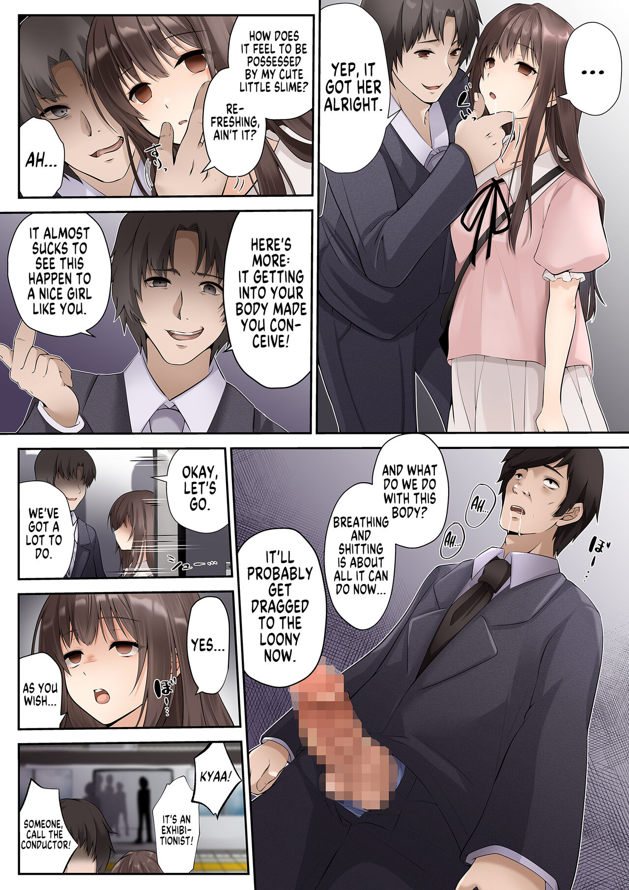 Suraimu to Majiwaru Mahou No You Na Seitenkan | Almost Magical Sex Change Through Mating With a Slime: University Student Yuri Mizuhara page 10 full