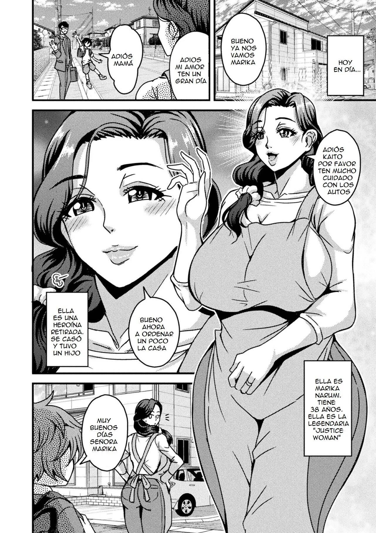 Una madre superheroina es derrotada por la polla de un pequeño malvado page 2 full