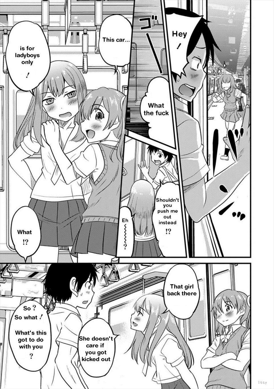 Otokonoko Senyou Sharyou Bromancecar 1&amp;2 | The Carriage Designated for Ladyboys 1&amp;2 page 3 full