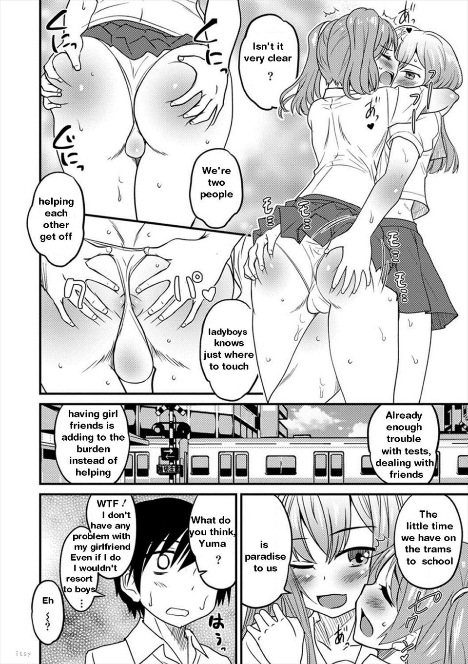 Otokonoko Senyou Sharyou Bromancecar 1&amp;2 | The Carriage Designated for Ladyboys 1&amp;2 page 6 full