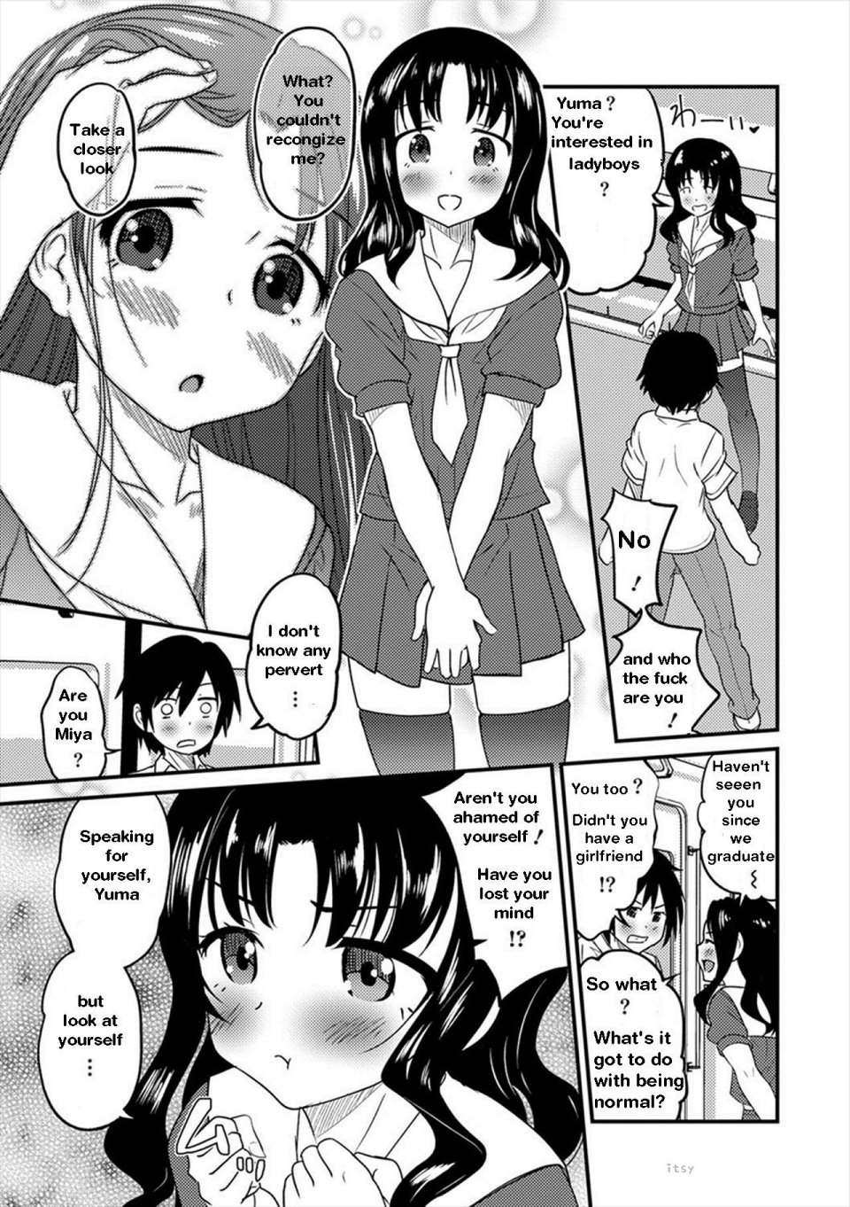 Otokonoko Senyou Sharyou Bromancecar 1&amp;2 | The Carriage Designated for Ladyboys 1&amp;2 page 7 full