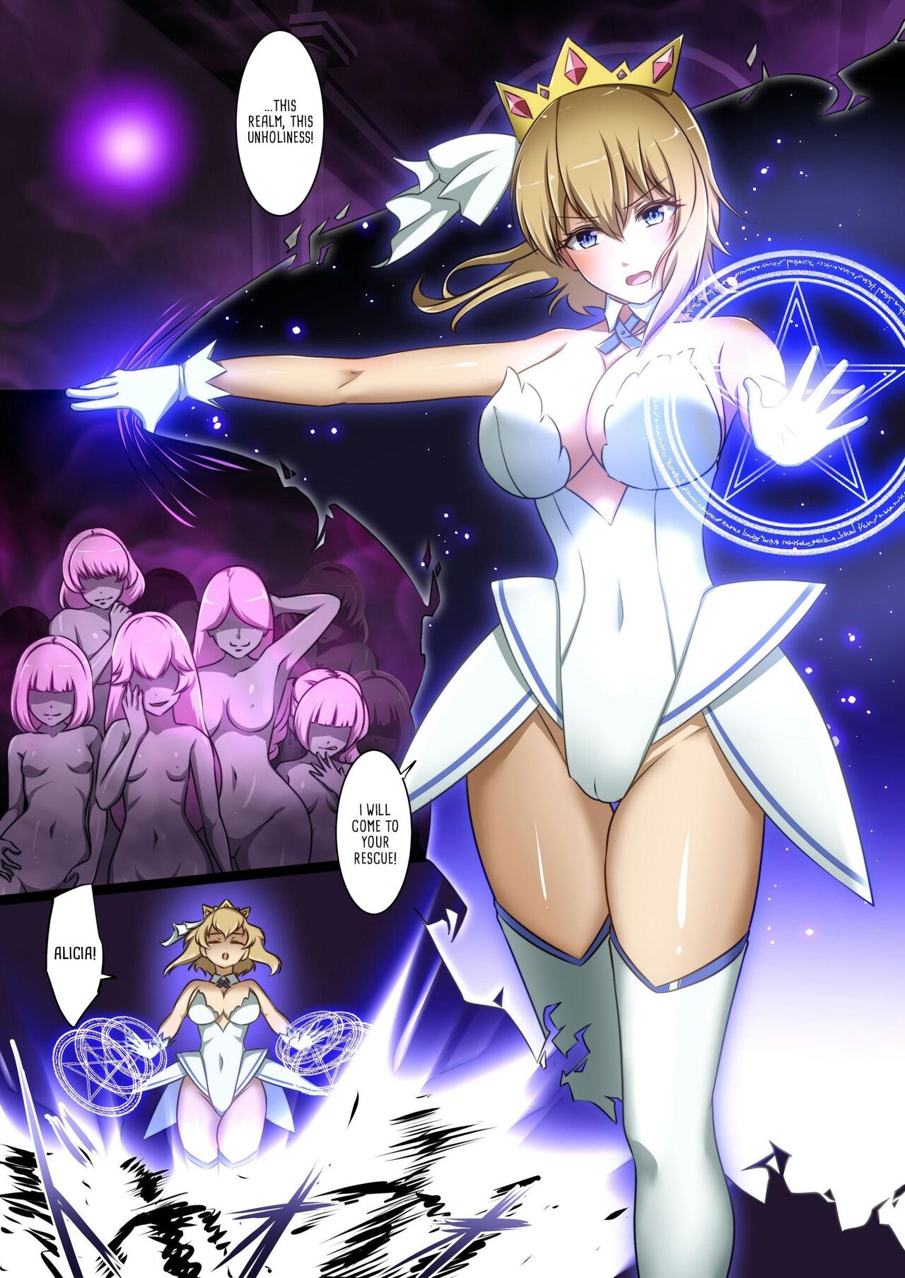 Shinmai Megami ga Ecchi na Teki to Tatakatte Haiboku suru Hanashi | Greenhorn Goddess Is Defeated By An Erotic Foe page 3 full