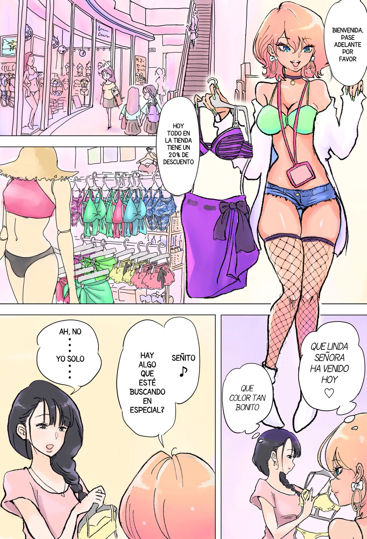 Shop Tenin Gal to Futanari Onee-san page 3 full