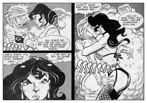 Orgasm Lass and her pal - Foreplay page 9 full