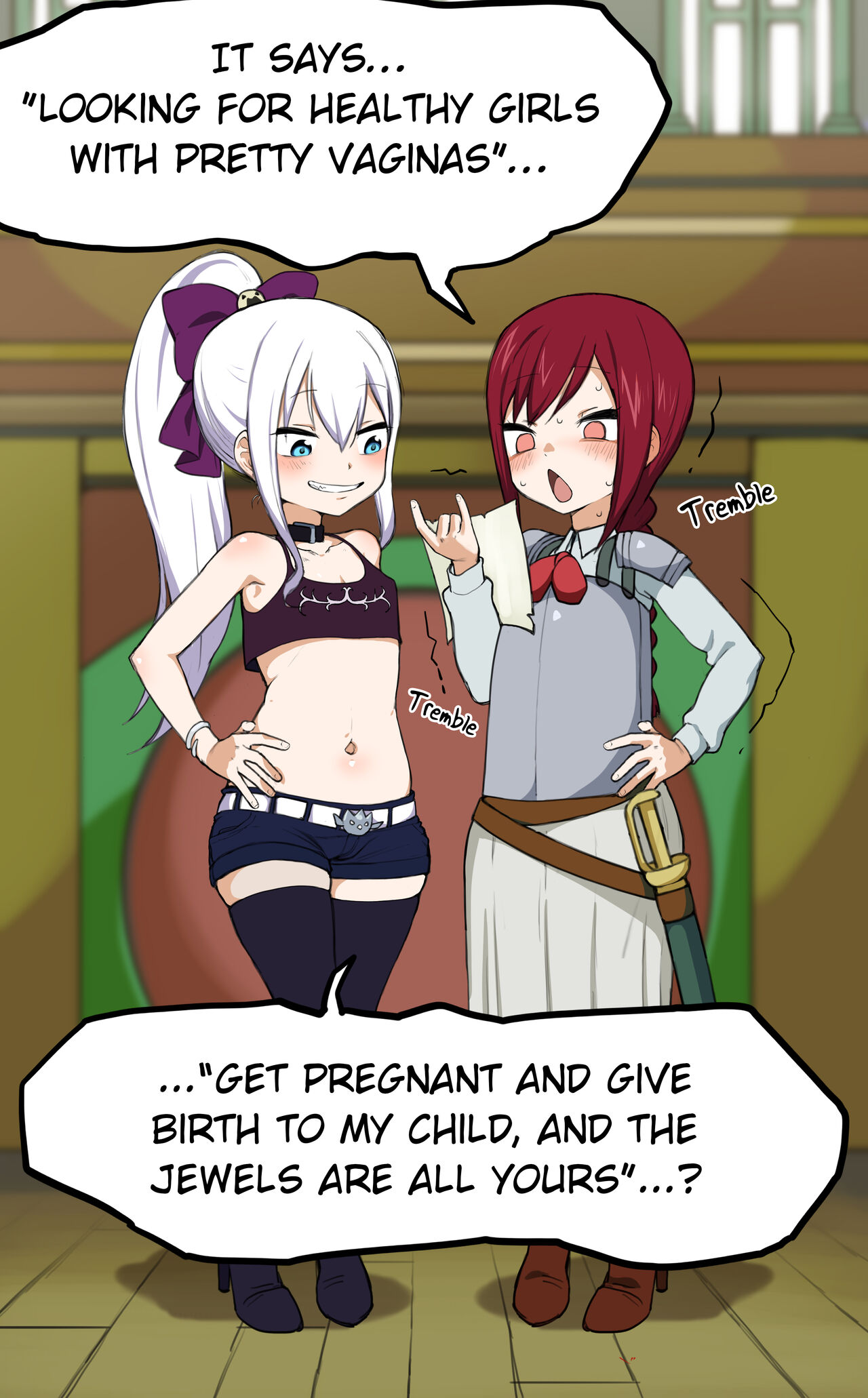 R-18G  Mirajane &amp; Erza page 3 full
