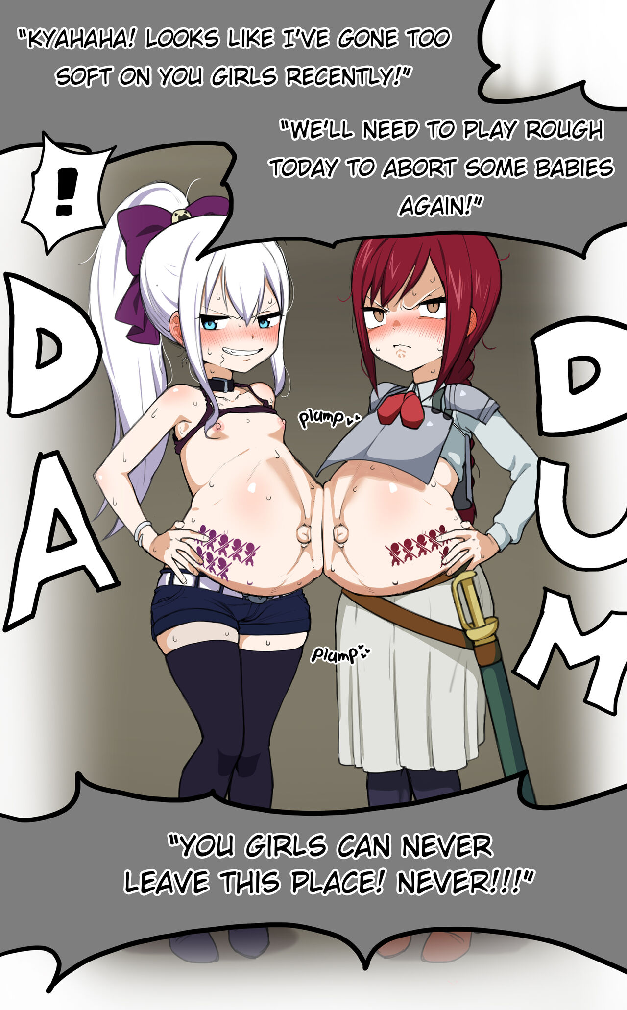 R-18G  Mirajane &amp; Erza page 4 full