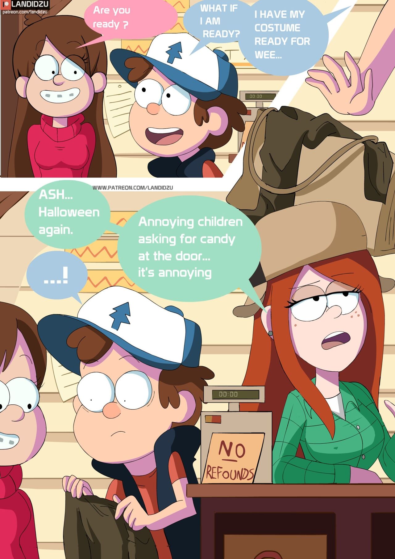 Gravity Falls - Trick or Treat page 3 full