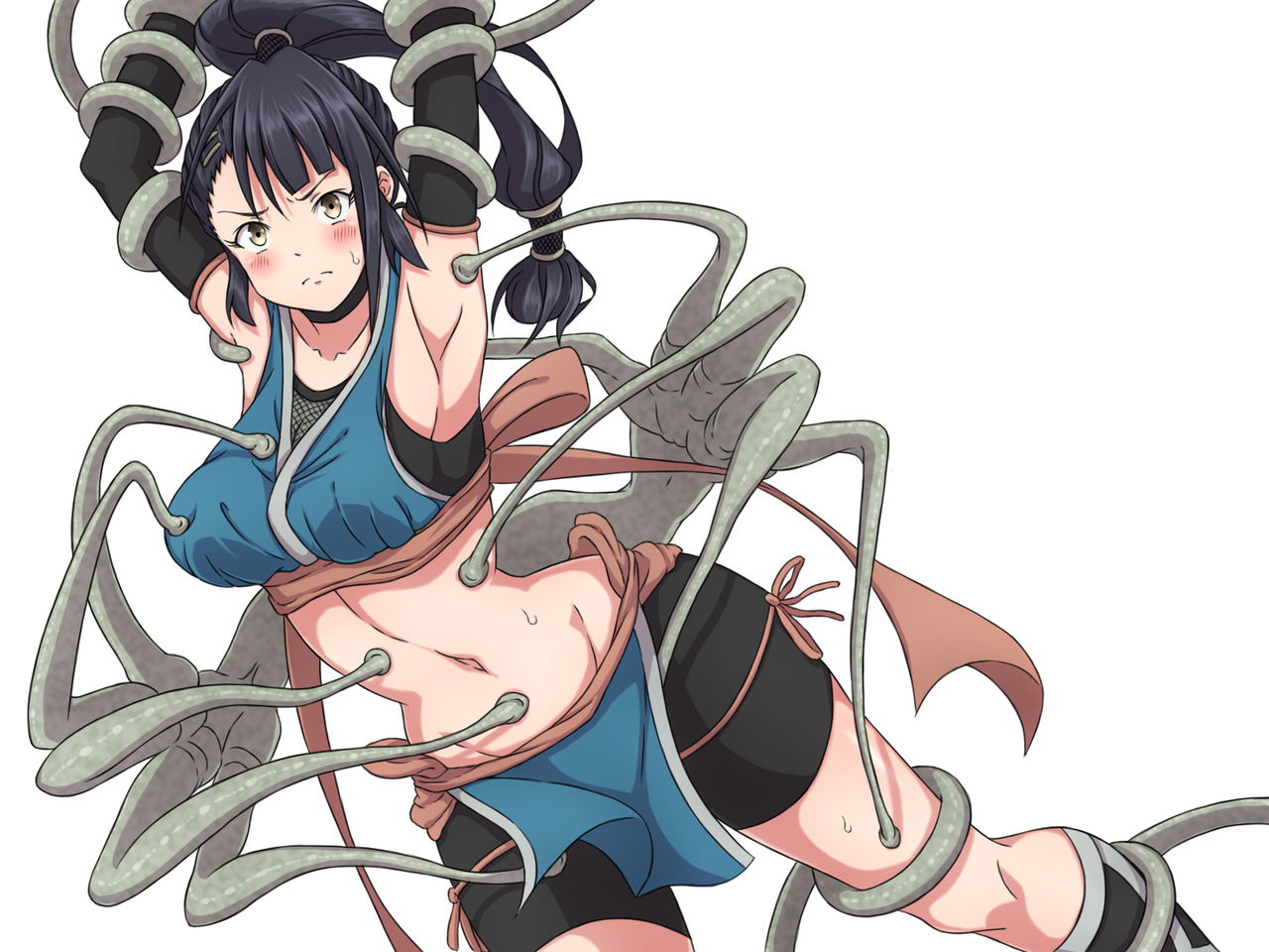 Kunoichi Ayame no Haiboku | 쿠노이치 아야메의 패배 page 2 full