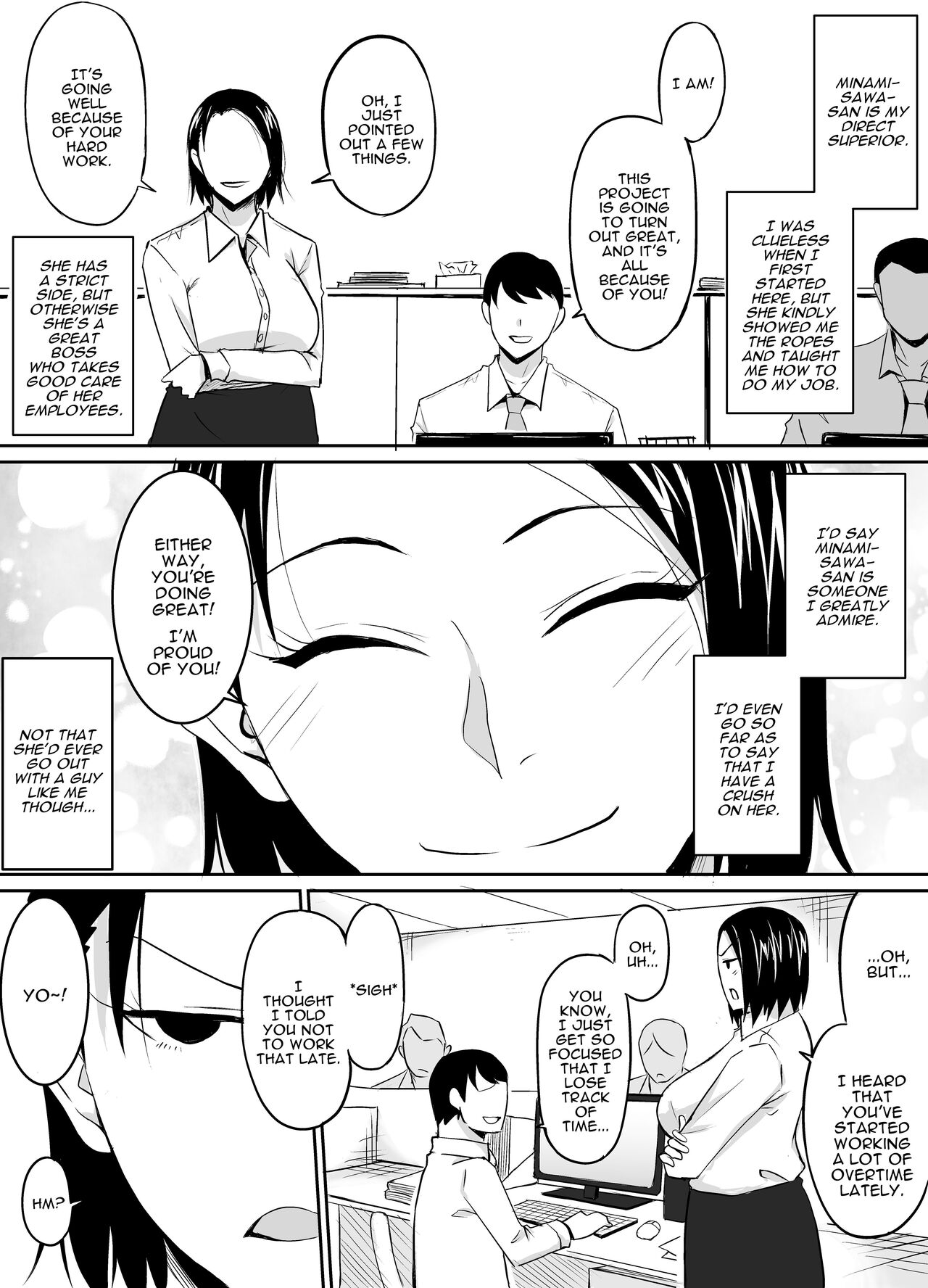 Akogare no Onna Joushi ga Douryou no Charao ni Otosareru Hanashi | The Boss I Have a Crush on was Corrupted by a Playboy page 3 full
