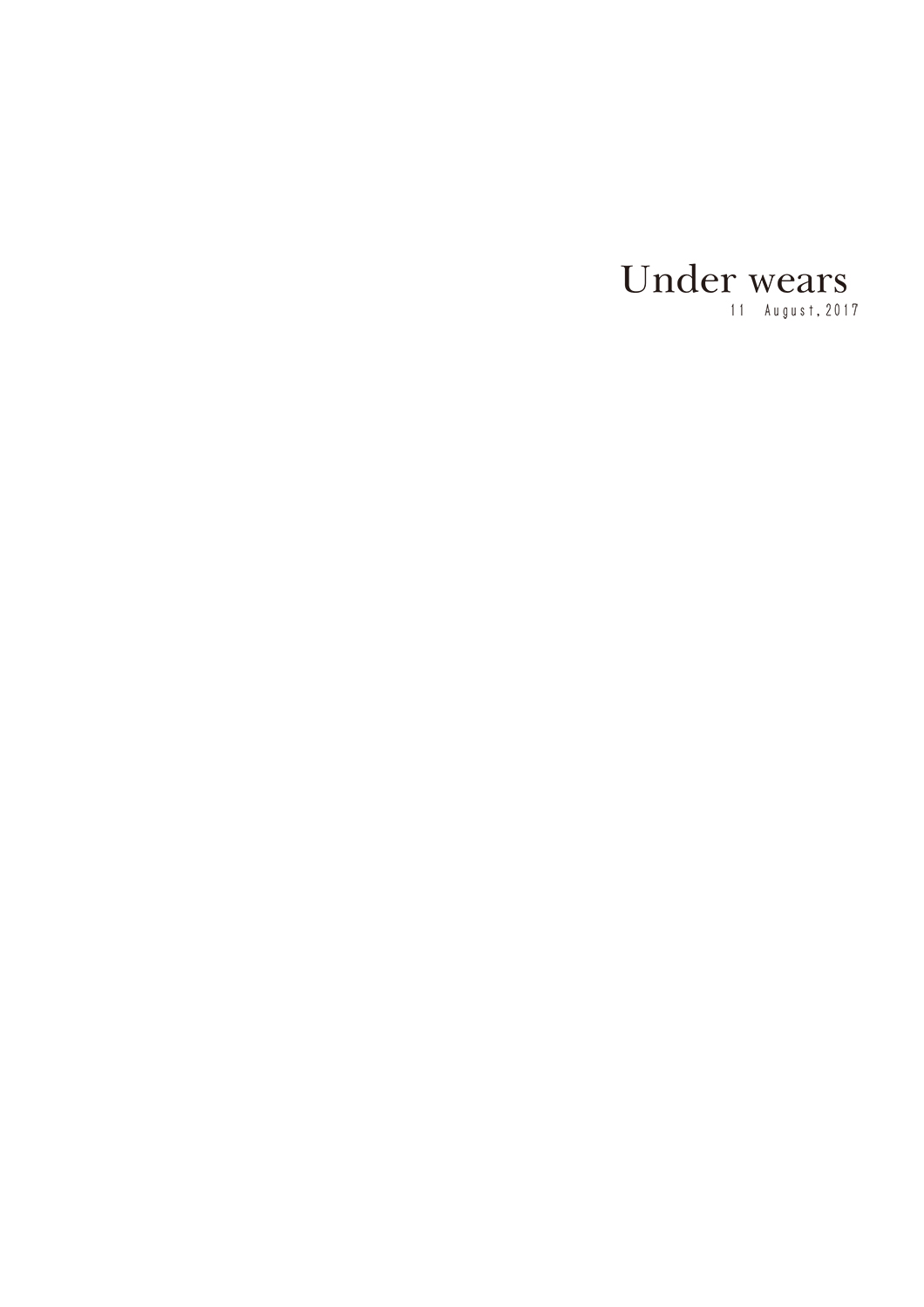Melonbooks - Under Wears page 5 full